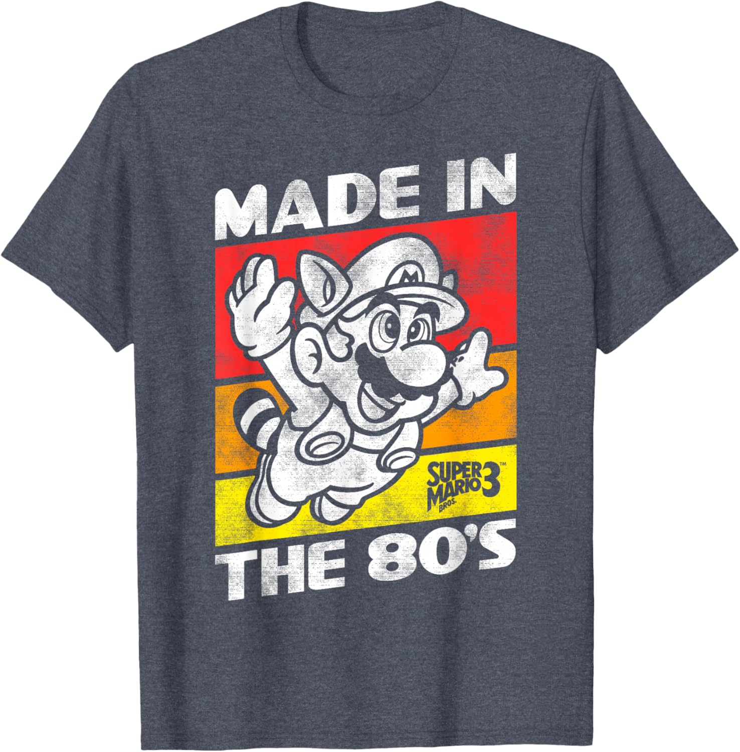 Retro Nintendo Super Mario 3 T-Shirt for 80's Gaming Fans - 8