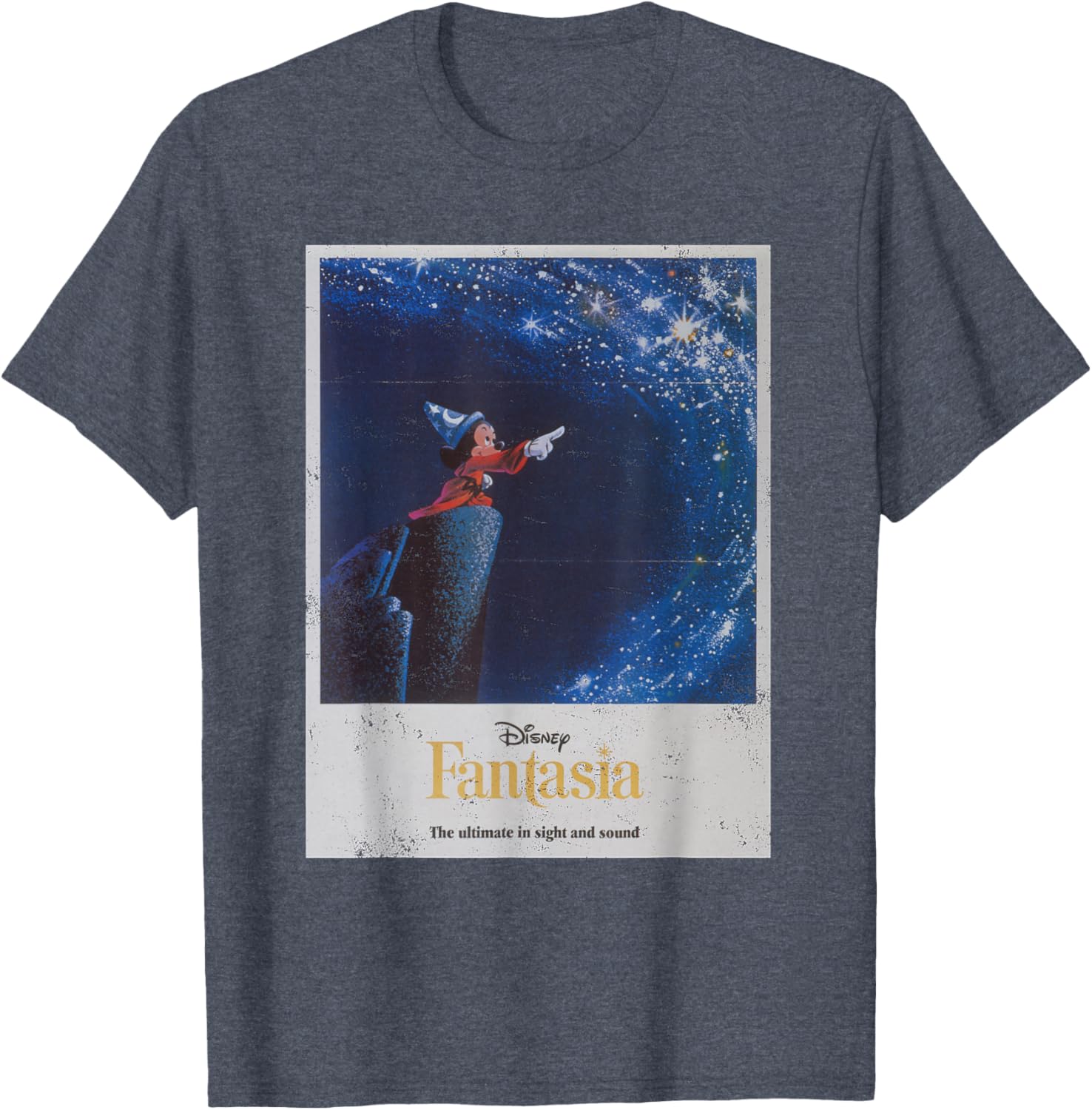 Disney Mickey Mouse Fantasia Retro Poster T-Shirt for Fans and Collectors - 13