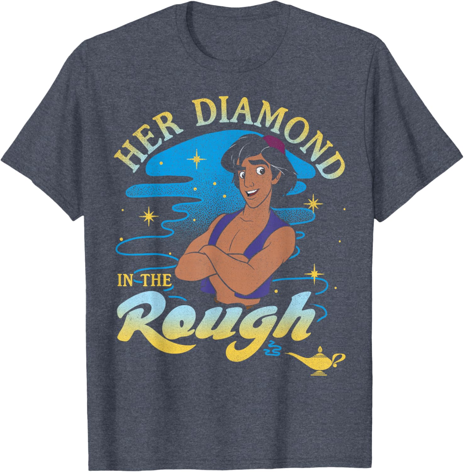 Disney Aladdin Diamond In The Rough Portrait T-Shirt for Fans - 7