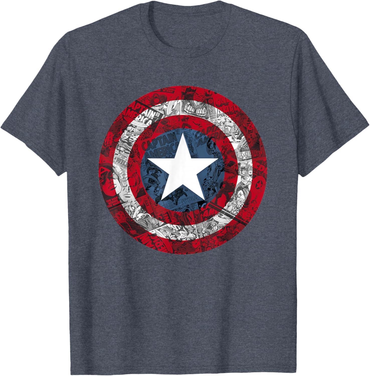 Captain America Avengers Shield T-Shirt for Marvel Fans and Collectors - 5
