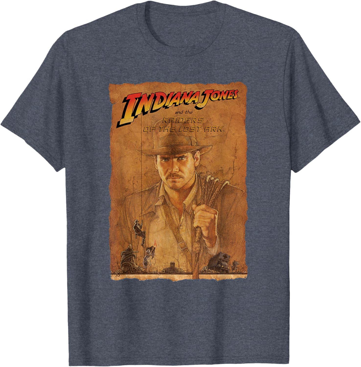 Indiana Jones Raiders of the Lost Ark Poster Art T-Shirt for Fans - 23