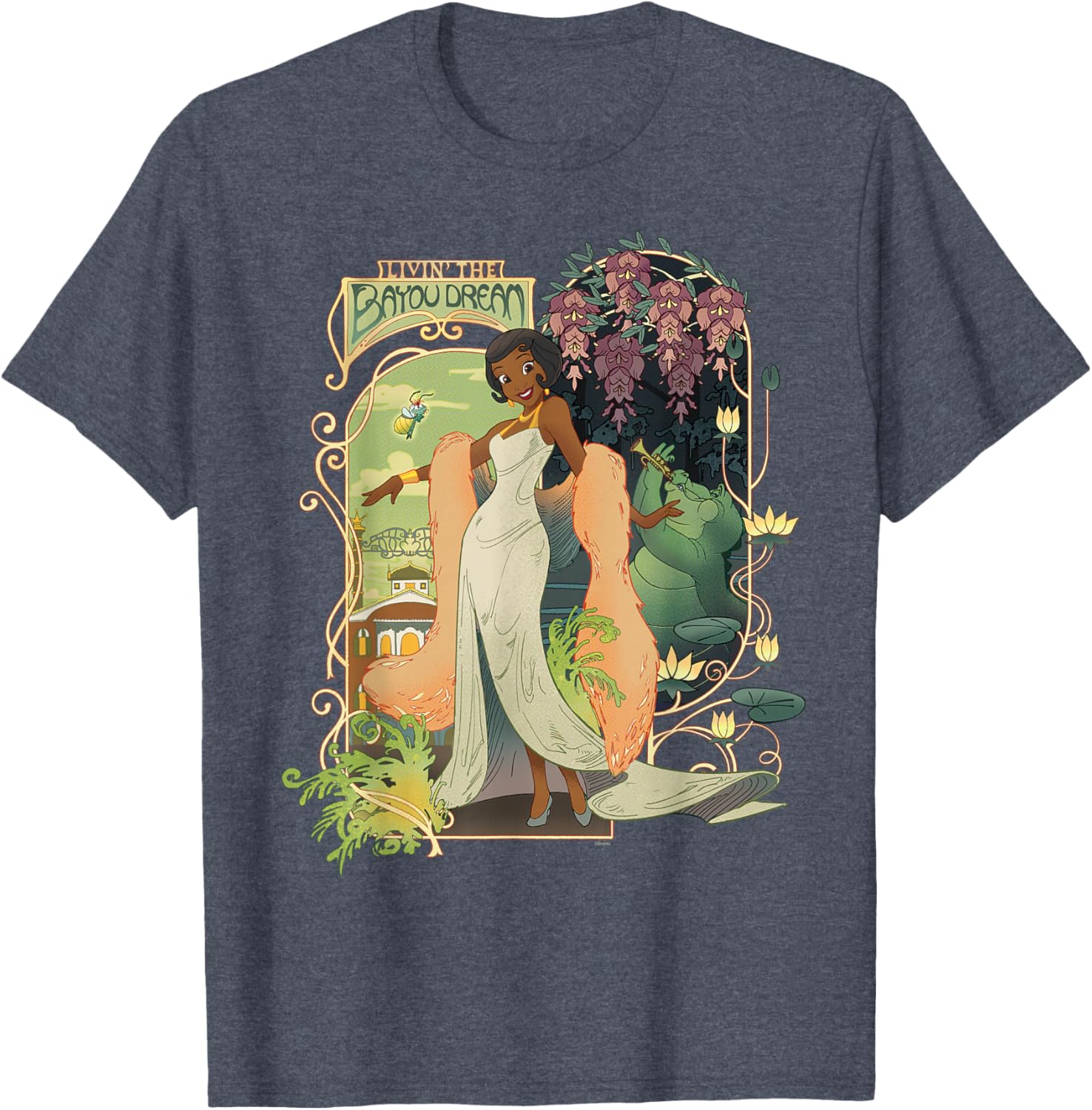 Disney Princess Tiana Livin' the Bayou Dream T-Shirt for Kids and Adults - 8