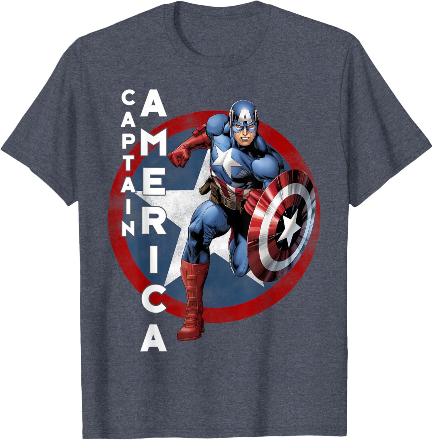 Vintage Captain America T-Shirt Marvel Avengers Icon for Fans and Collectors - 7