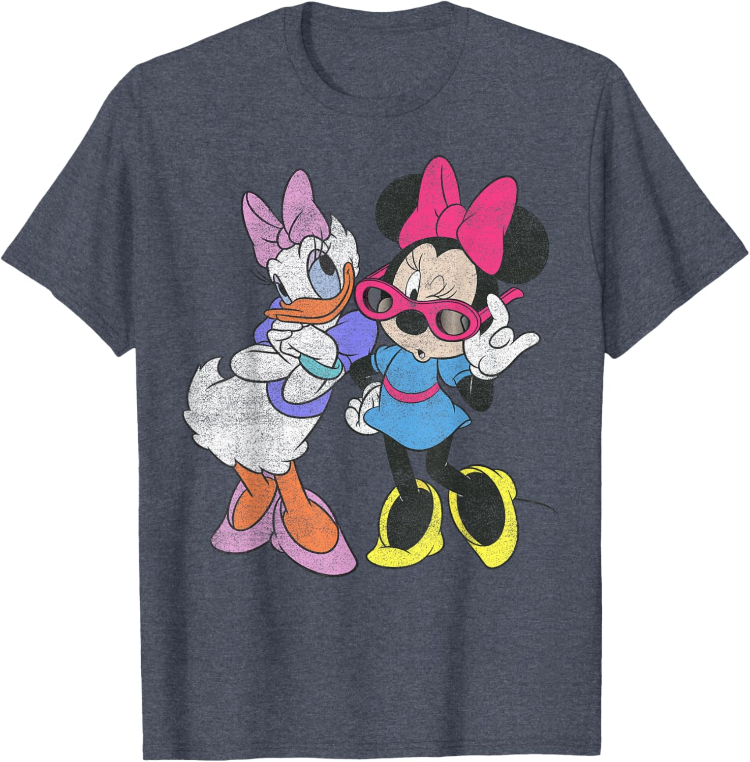Disney Mickey and Friends Daisy and Minnie Short Sleeve T-Shirt for Kids - 12