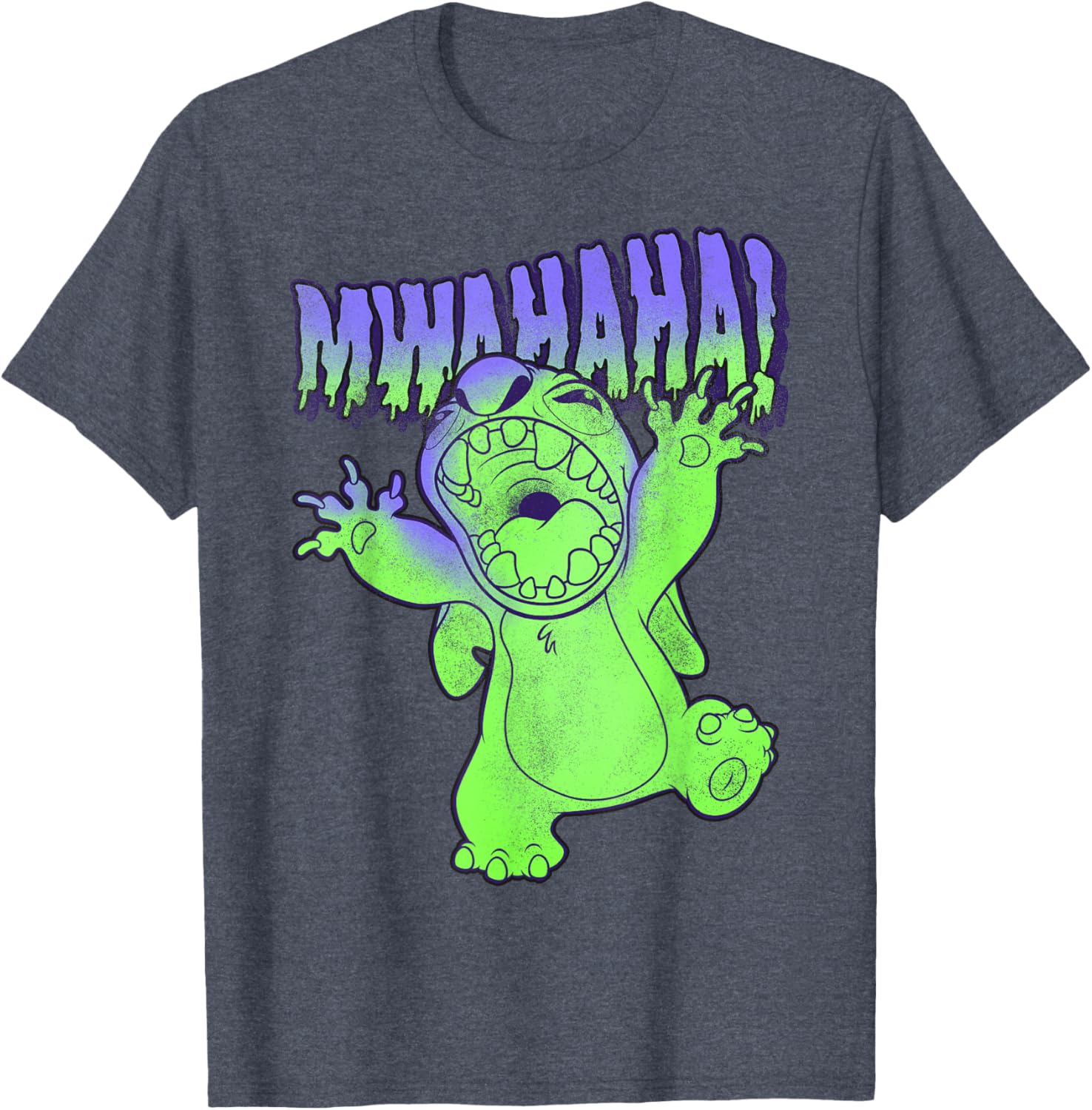 Disney Lilo & Stitch Halloween Stitch Mwahaha T-Shirt for Fun Celebrations - 4