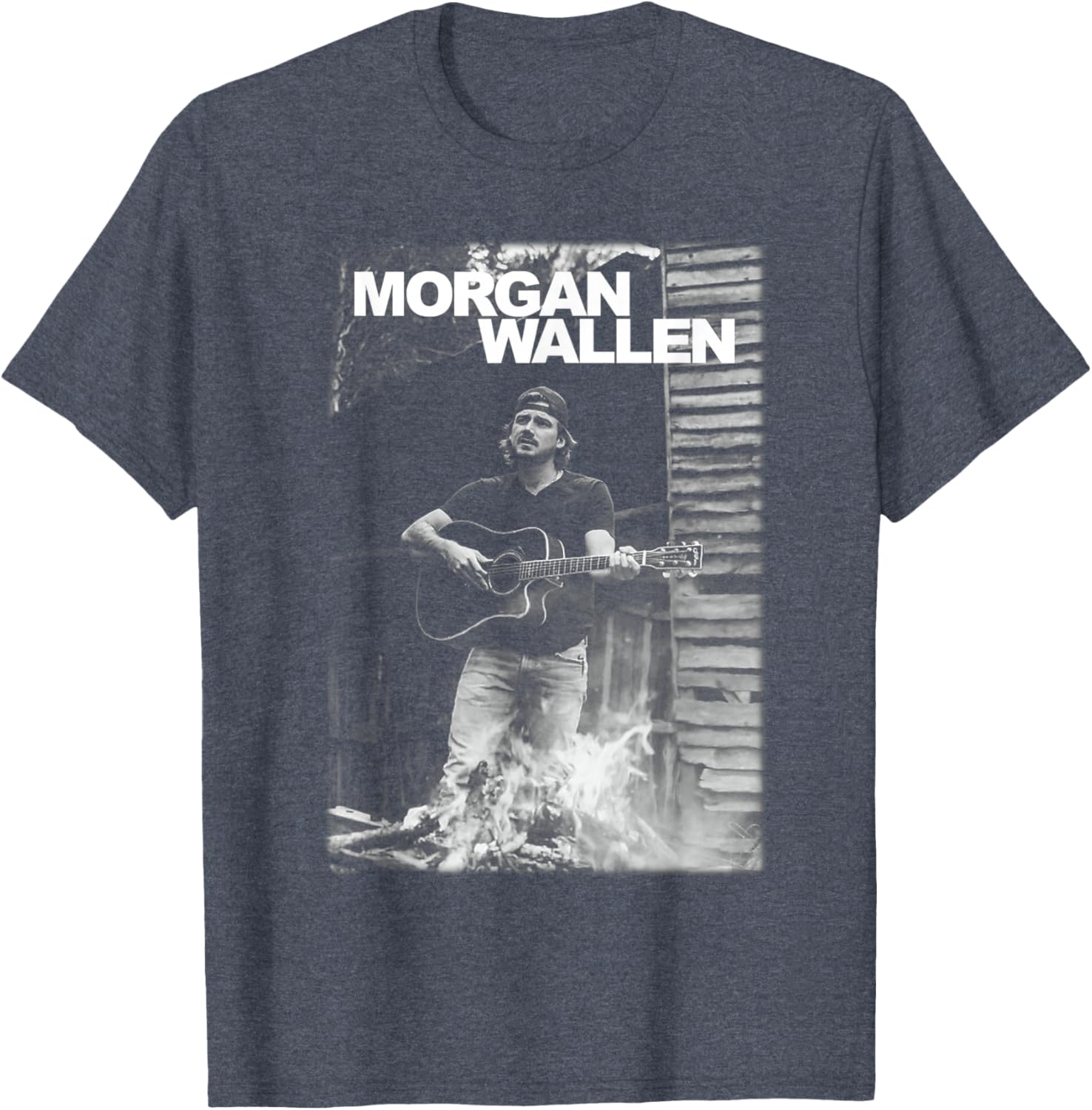 Morgan Wallen Guitar Photo T-Shirt for Fans - Stylish and Unique Apparel - 3