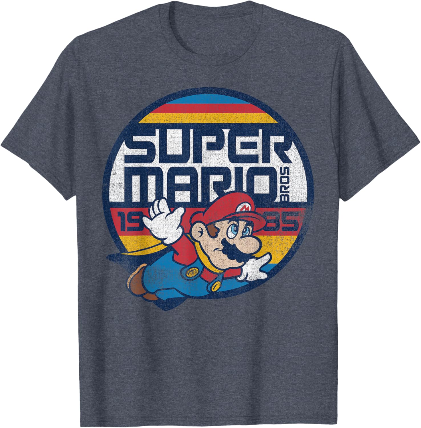 Super Mario Classic Retro Flying 1985 Graphic T-Shirt for Gamers - 6