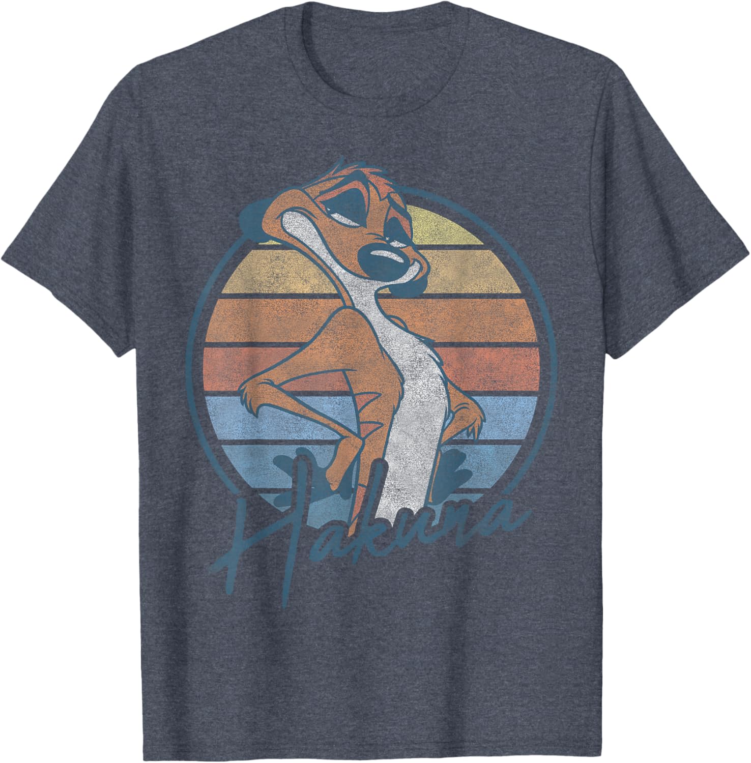 Disney The Lion King Timon Hakuna Matata Retro Portrait T-Shirt - 10