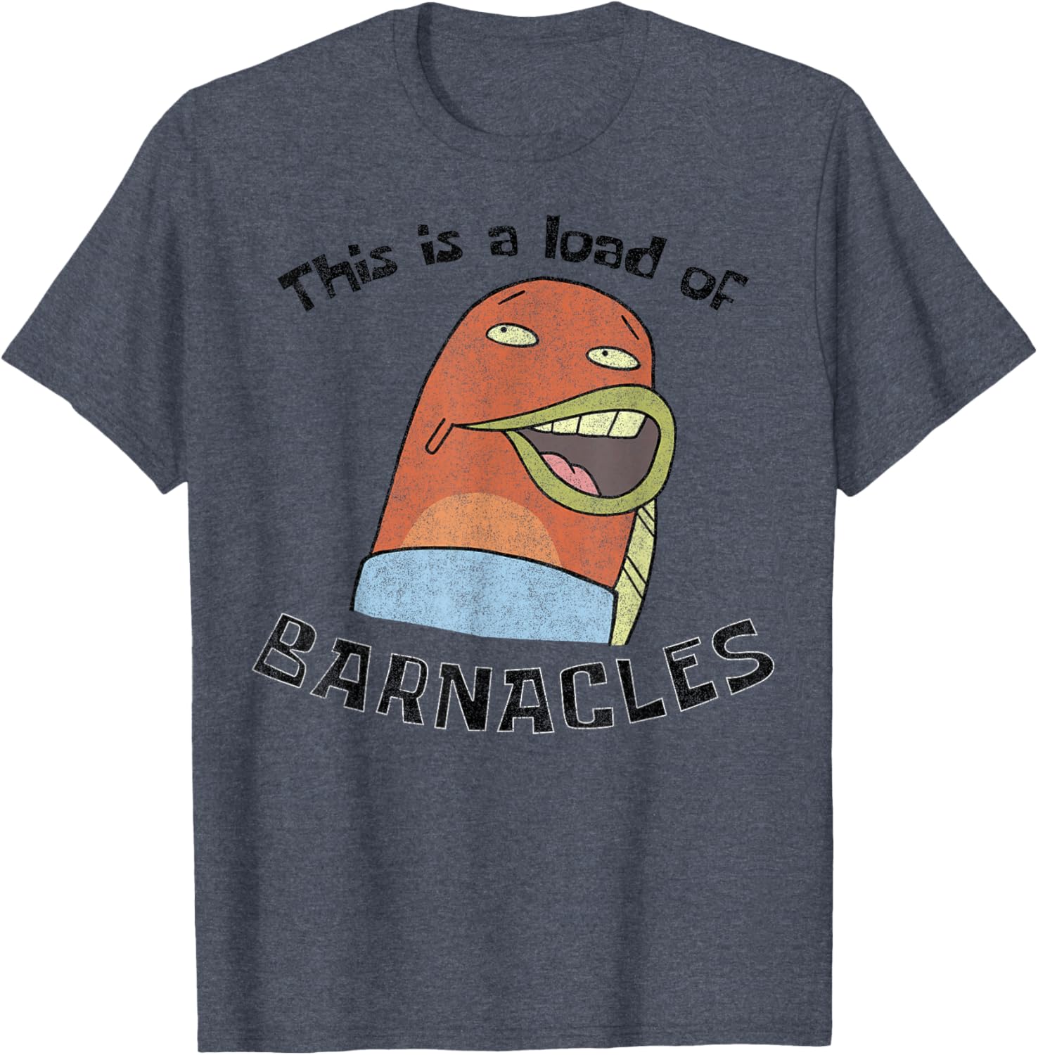 SpongeBob SquarePants Barnacles T-Shirt Fun Cartoon Apparel for Fans - 8