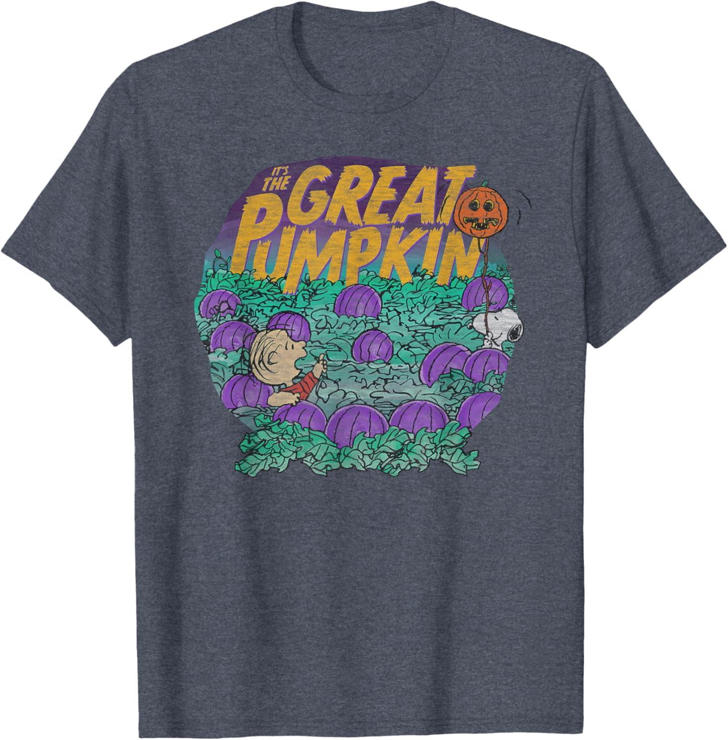 Peanuts Halloween Linus and Snoopy Great Pumpkin T-Shirt for All Ages - 10