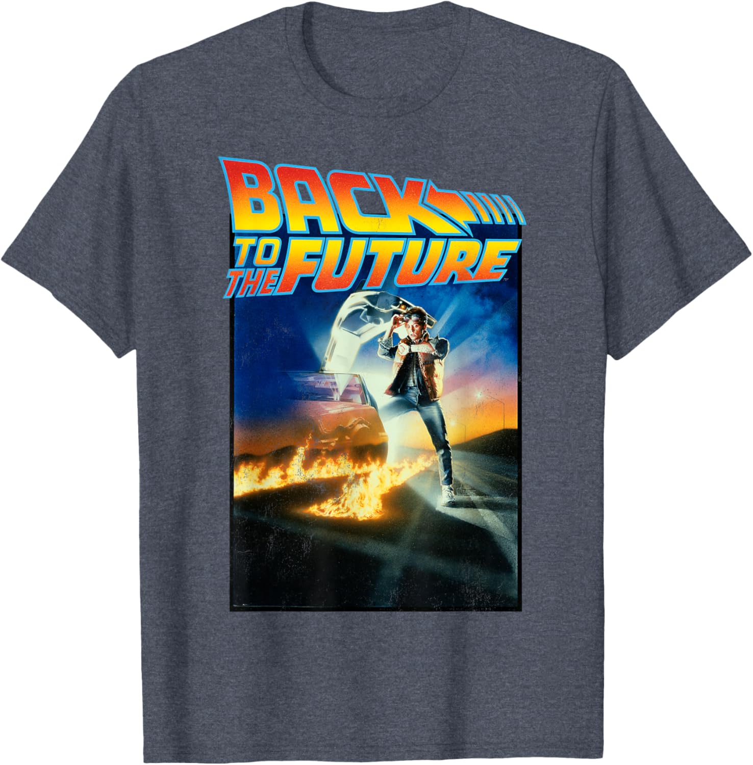 Classic Back To the Future Movie Poster T-Shirt for Fans and Collectors - 1