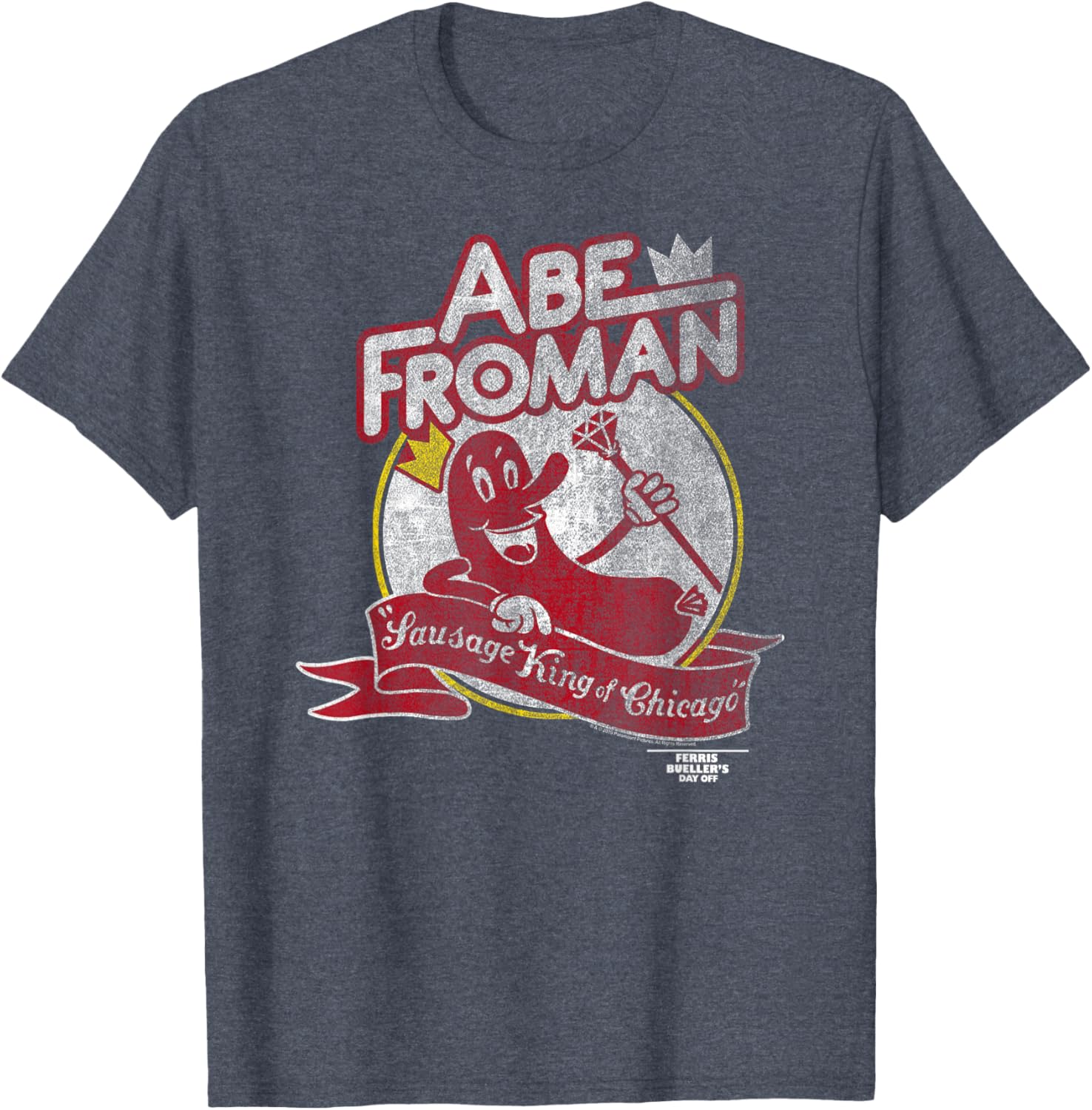 Ferris Bueller's Day Off Abe Froman Sausage King T-Shirt for Fans - 6