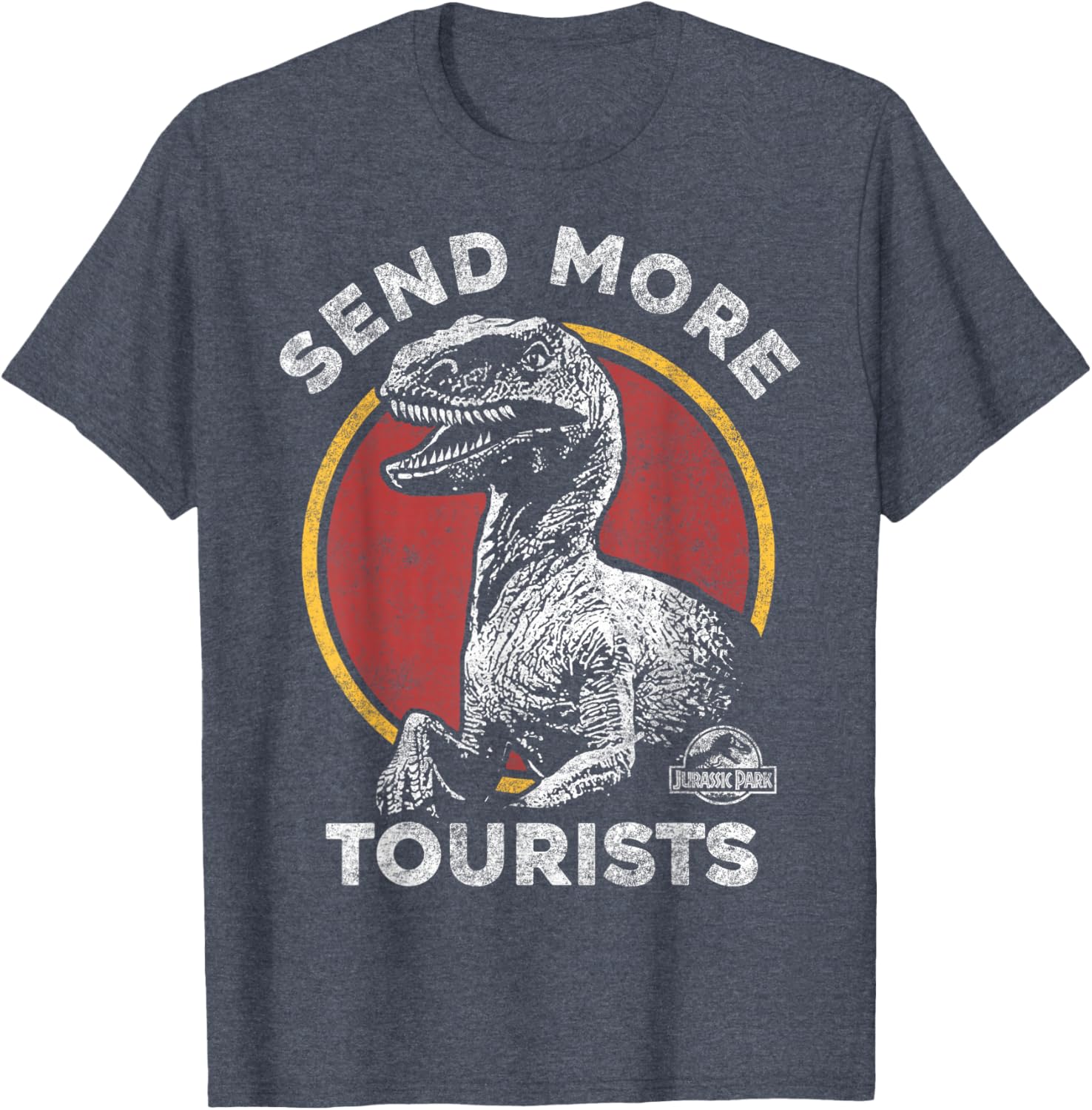 Jurassic Park Raptor T-Shirt for Tourists - Fun Dino Adventure Apparel - 4