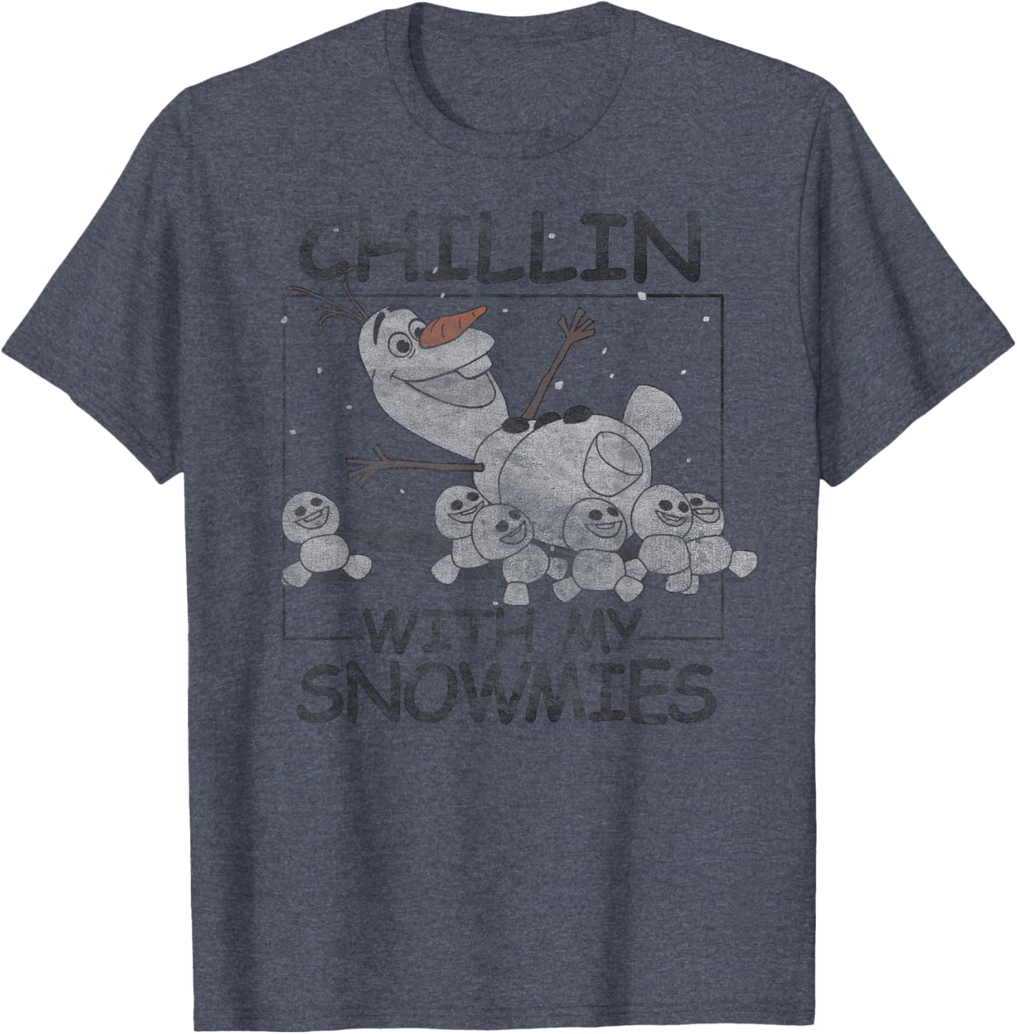 Disney Frozen Olaf Chillin With My Snowmies T-Shirt for Kids and Adults - 8