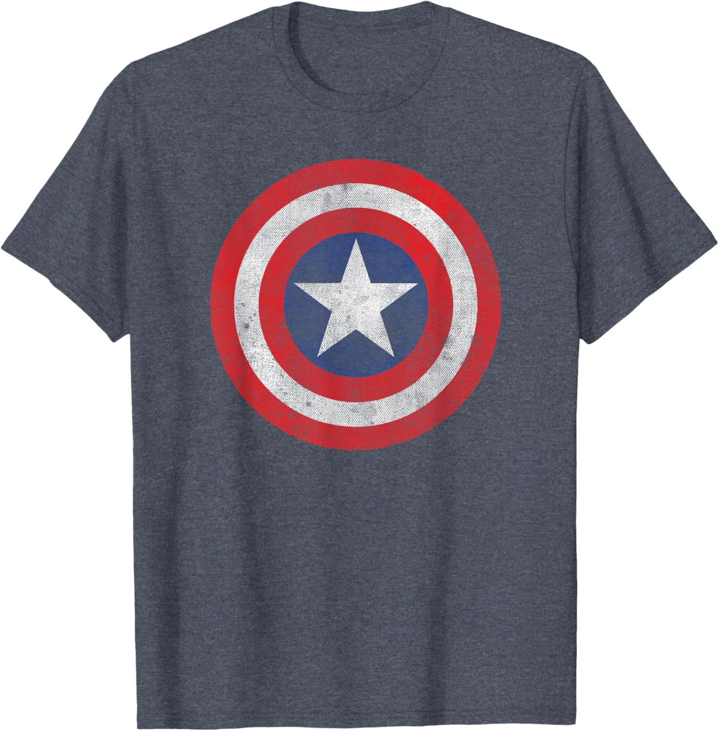 Retro Captain America Shield Costume T-Shirt for Marvel Fans - 8