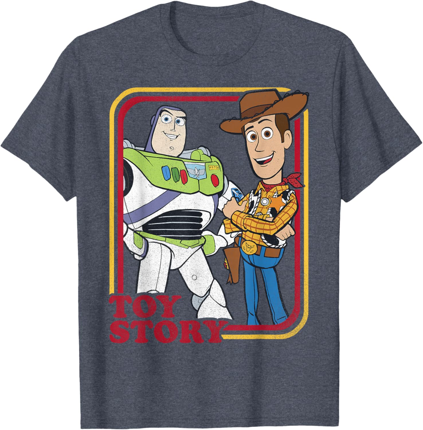 Disney Pixar Toy Story Buzz Lightyear and Woody Buds T-Shirt for Kids - 2