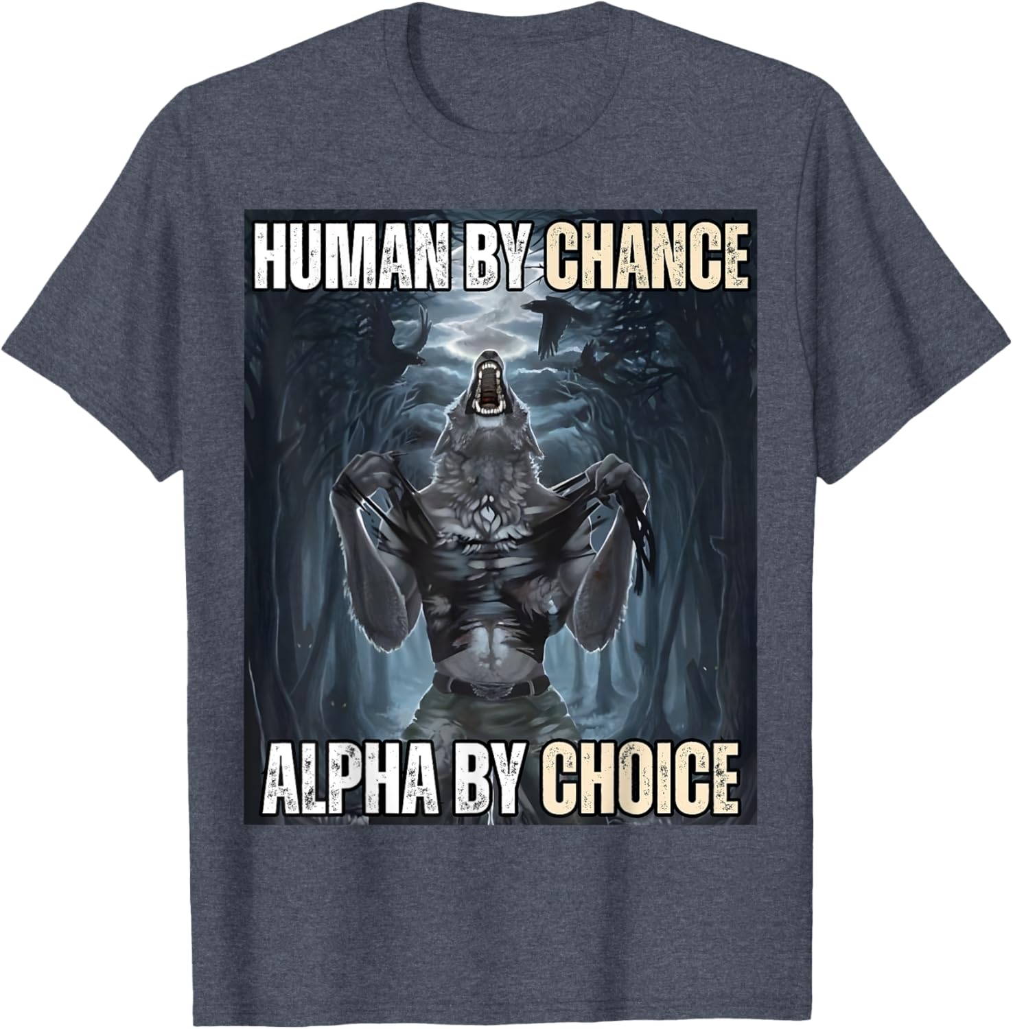 Funny Alpha Wolf Meme T-Shirt for Cool and Unique Style Fans - 22