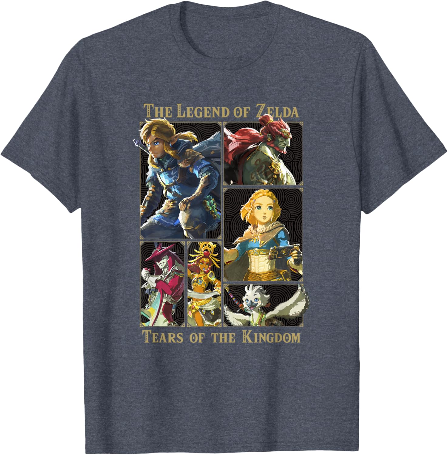 The Legend of Zelda Tears of the Kingdom Character Box Up T-Shirt - 7