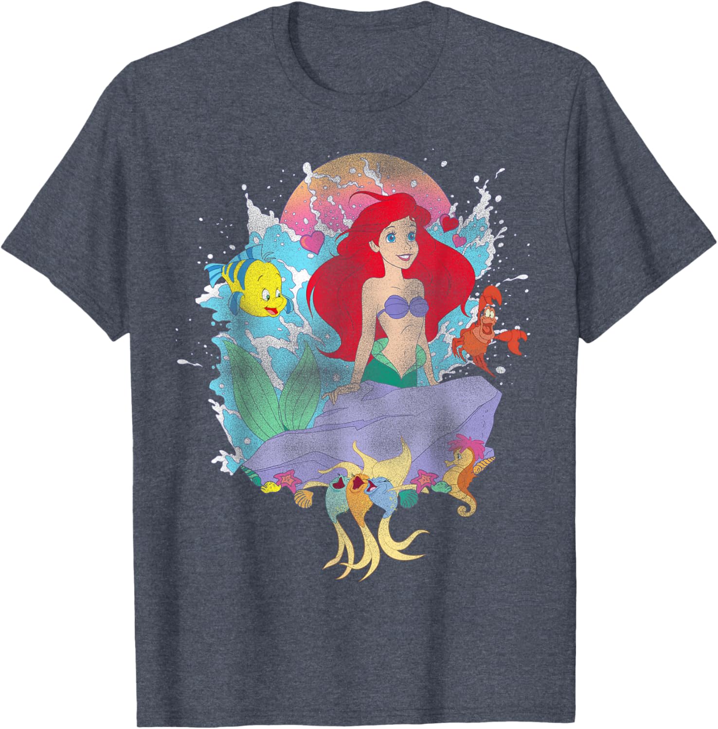 Ariel Splash T-Shirt for Kids - Fun Disney Little Mermaid Apparel - 7