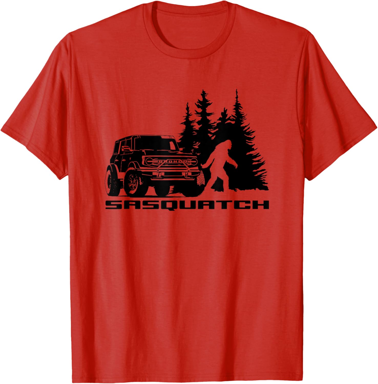 Ford Bronco Sasquatch T-Shirt for Adventure Lovers - Stylish and Comfortable - 7