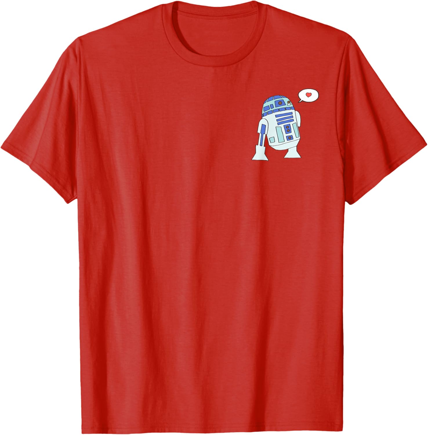 Fun R2-D2 Valentine's Day T-Shirt for Star Wars Fans - Amazon Essentials - 4