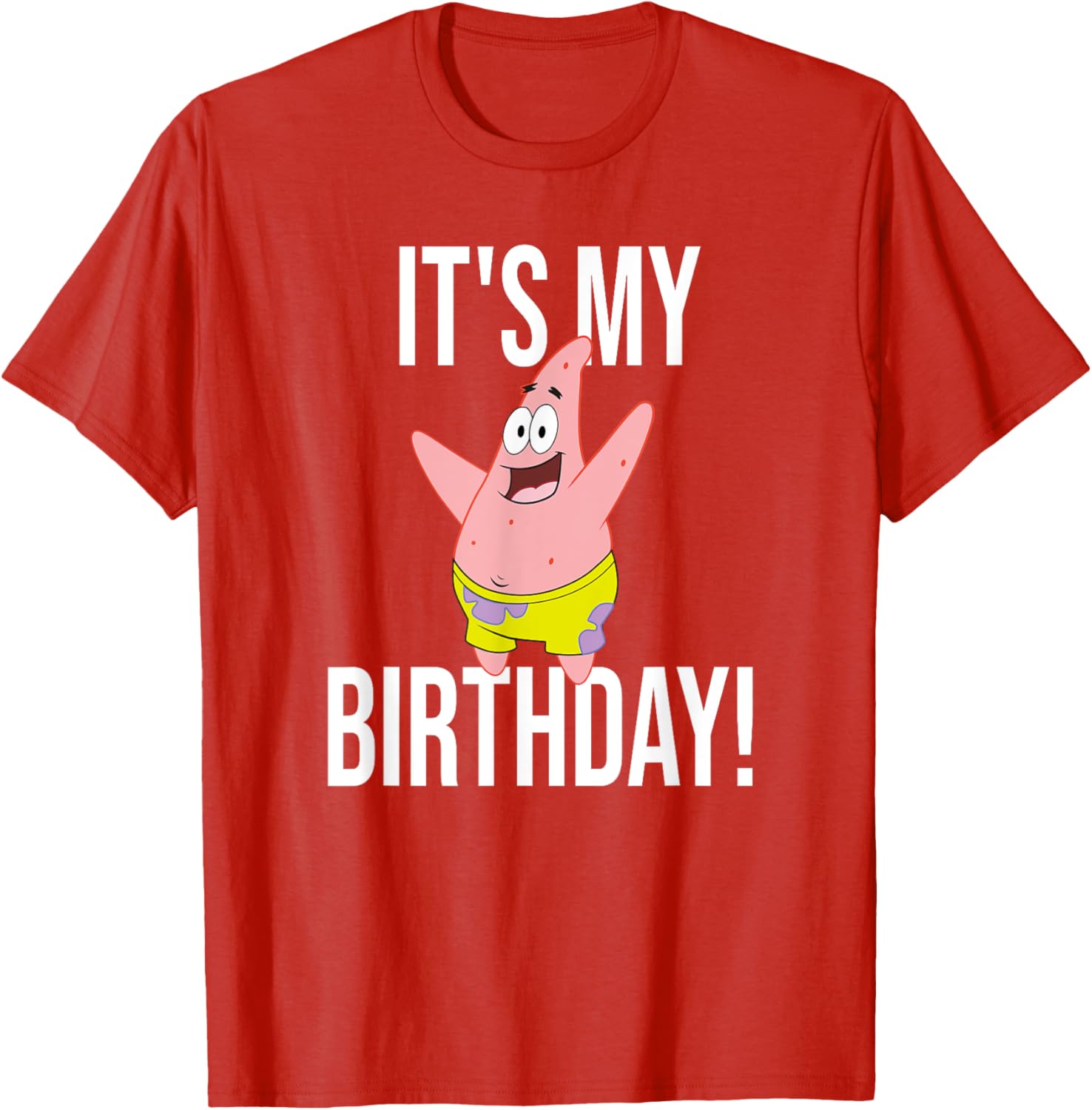 Mademark Birthday T-Shirt Featuring Patrick Star from SpongeBob SquarePants - 14