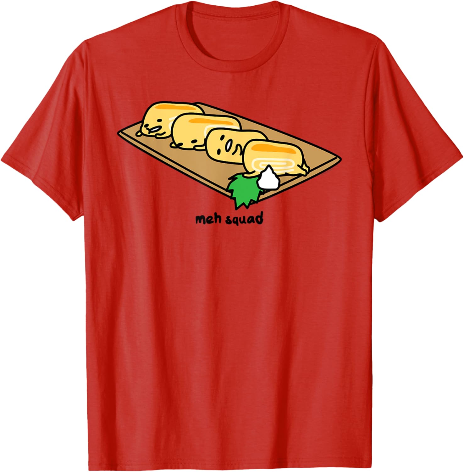 Gudetama Lazy Egg Sushi Tamagoyaki T-Shirt for Fun and Comfort - 5