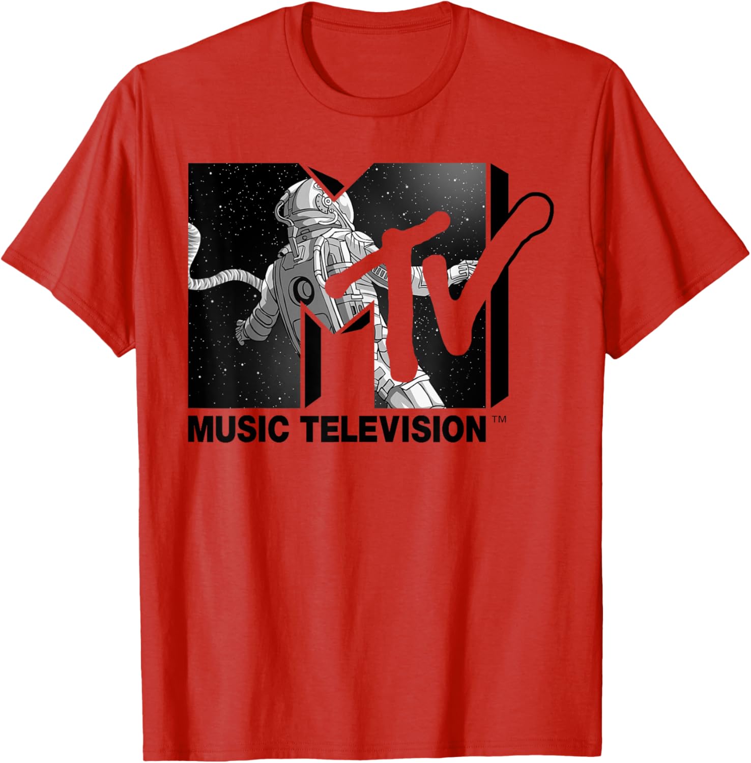 Mademark x MTV Astronaut Stratosphere Tee - Cool Graphic T-Shirt for Fans - 22