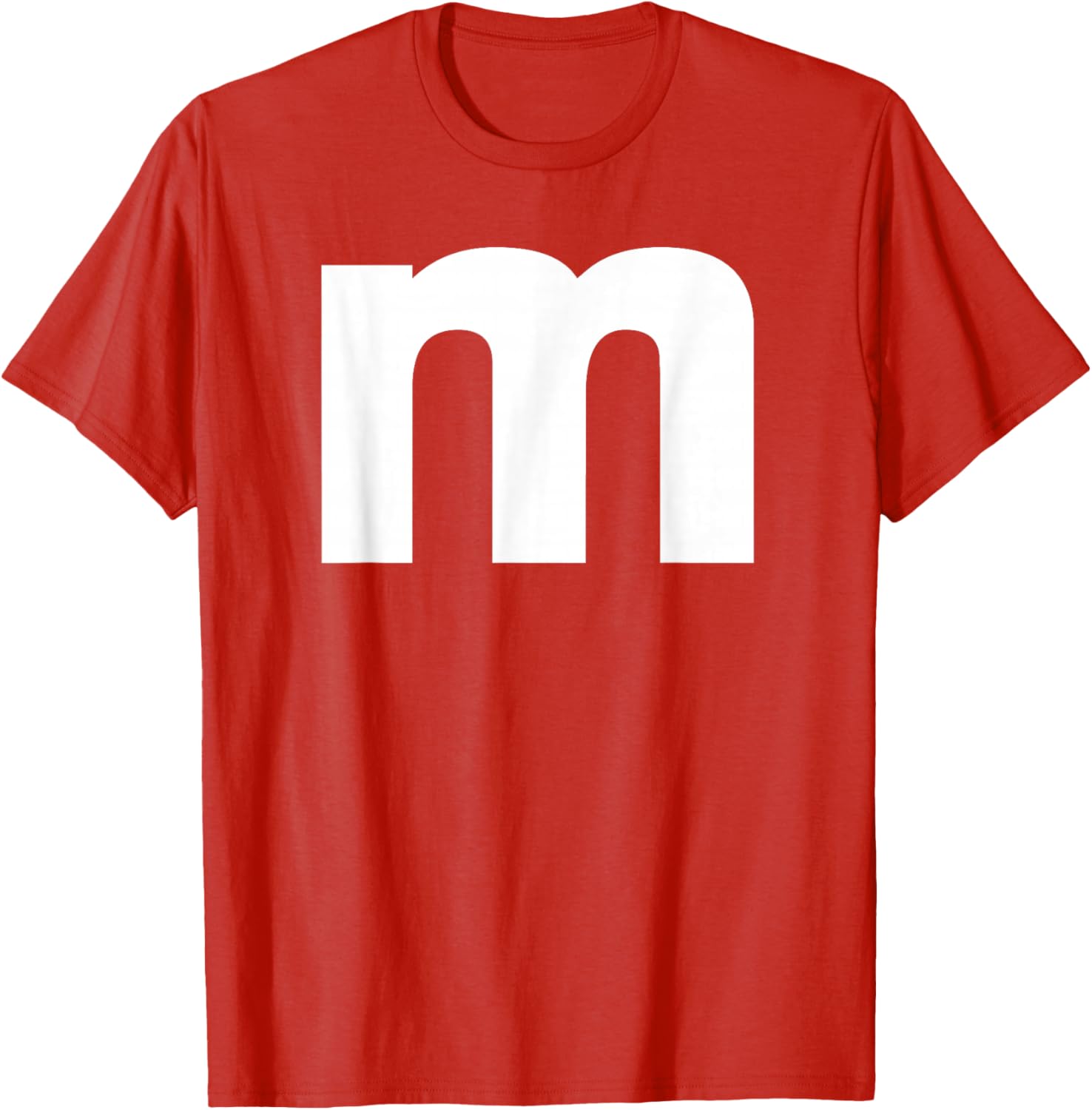 Capital Letter M Halloween T-Shirt for Fun Holiday Outfits - 6