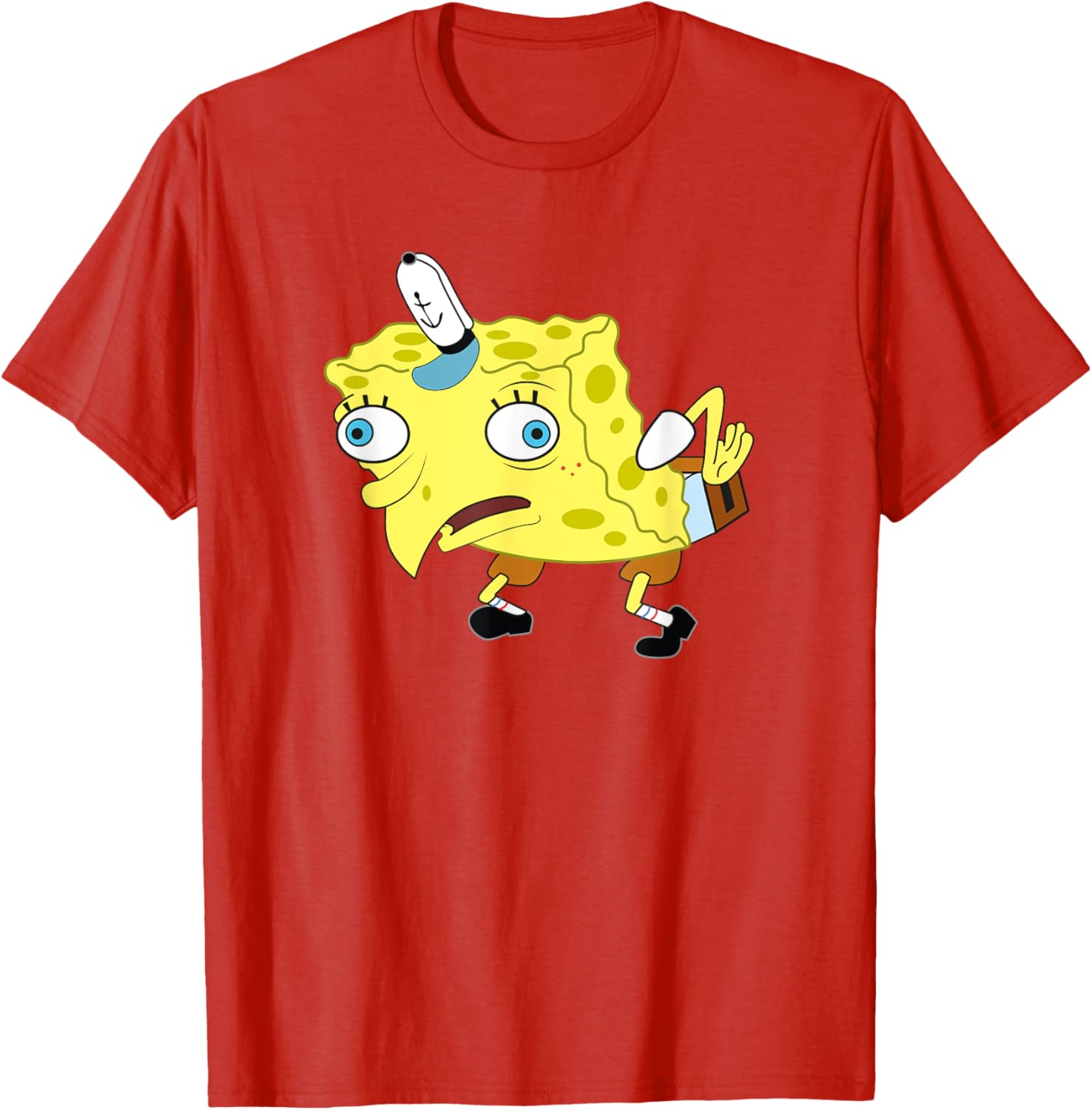 Mademark SpongeBob SquarePants Are You Mocking Me T-Shirt for Fans - 3