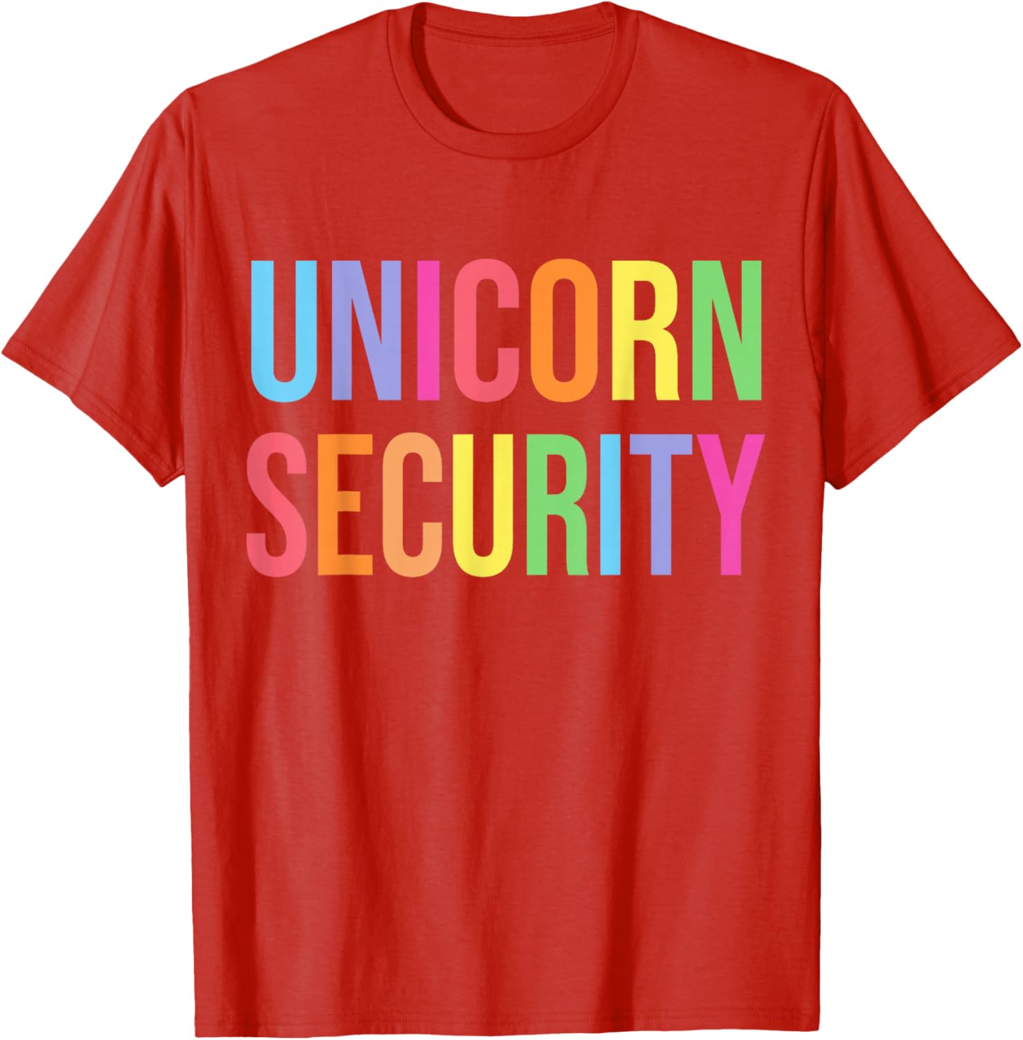 Halloween Family Costume Unicorn Security T-Shirt for Mom, Dad, Daughter - 14