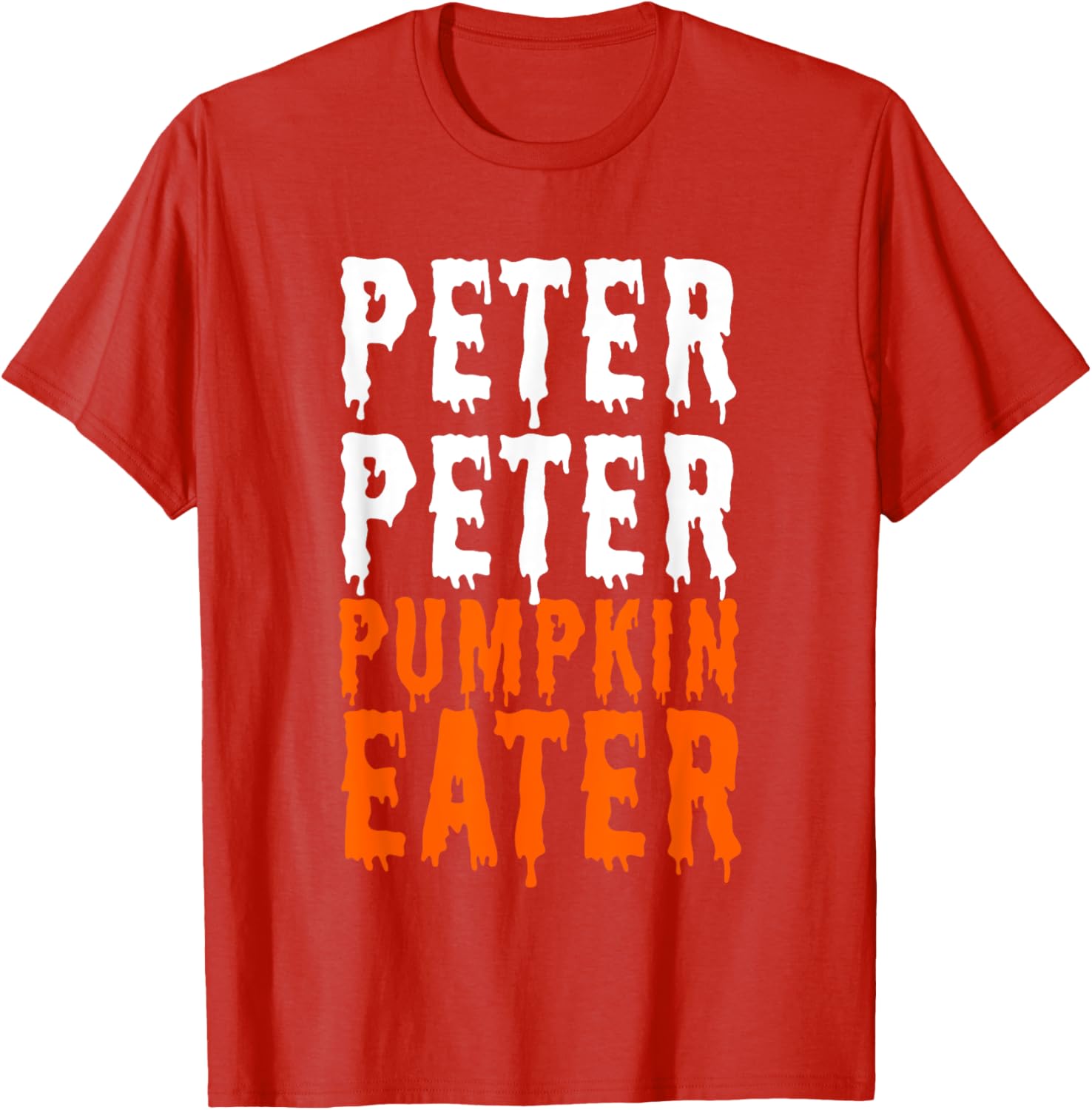 Peter Pumpkin Eater Halloween Costume T-Shirt for Couples and Men - 1