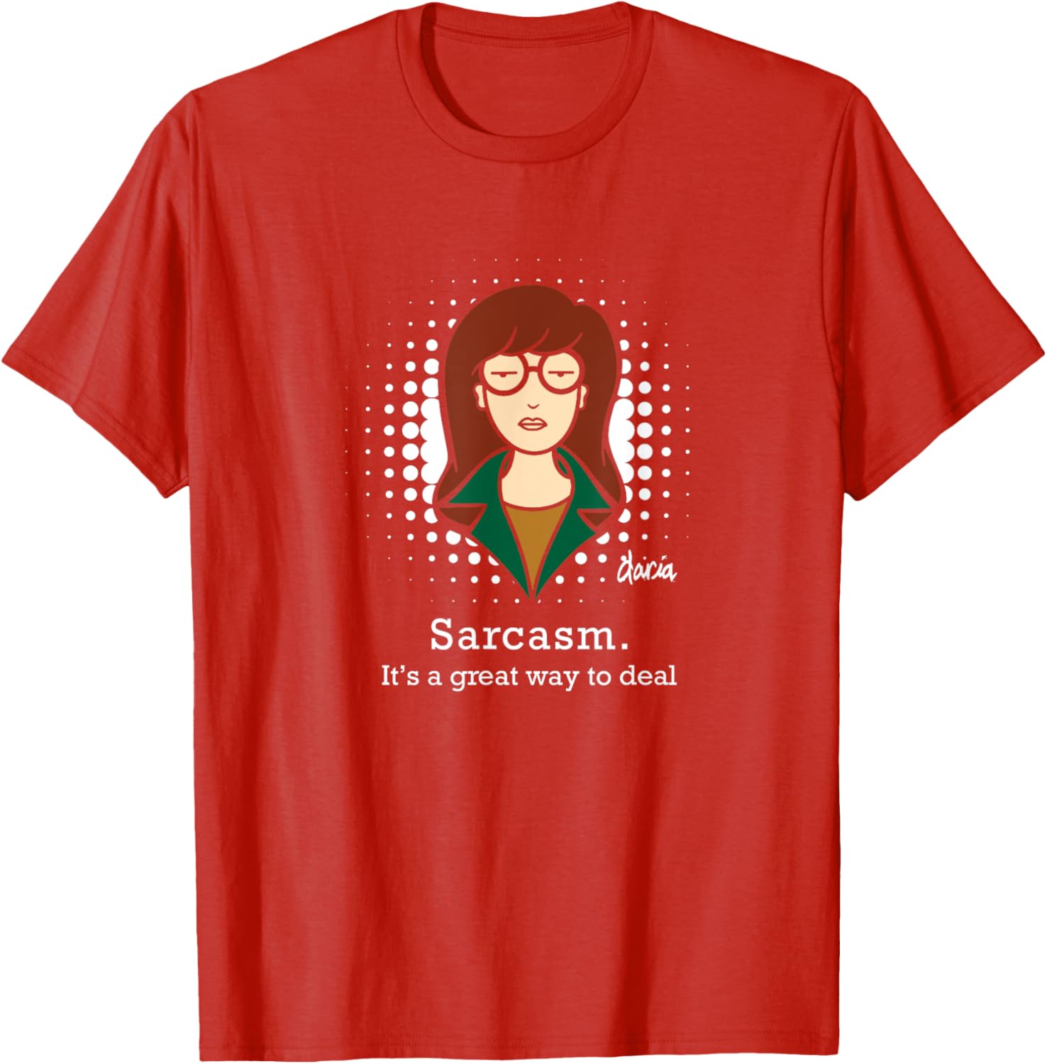 Mademark x Daria Sarcasm T-Shirt Perfect for Humor Lovers and Casual Wear - 18
