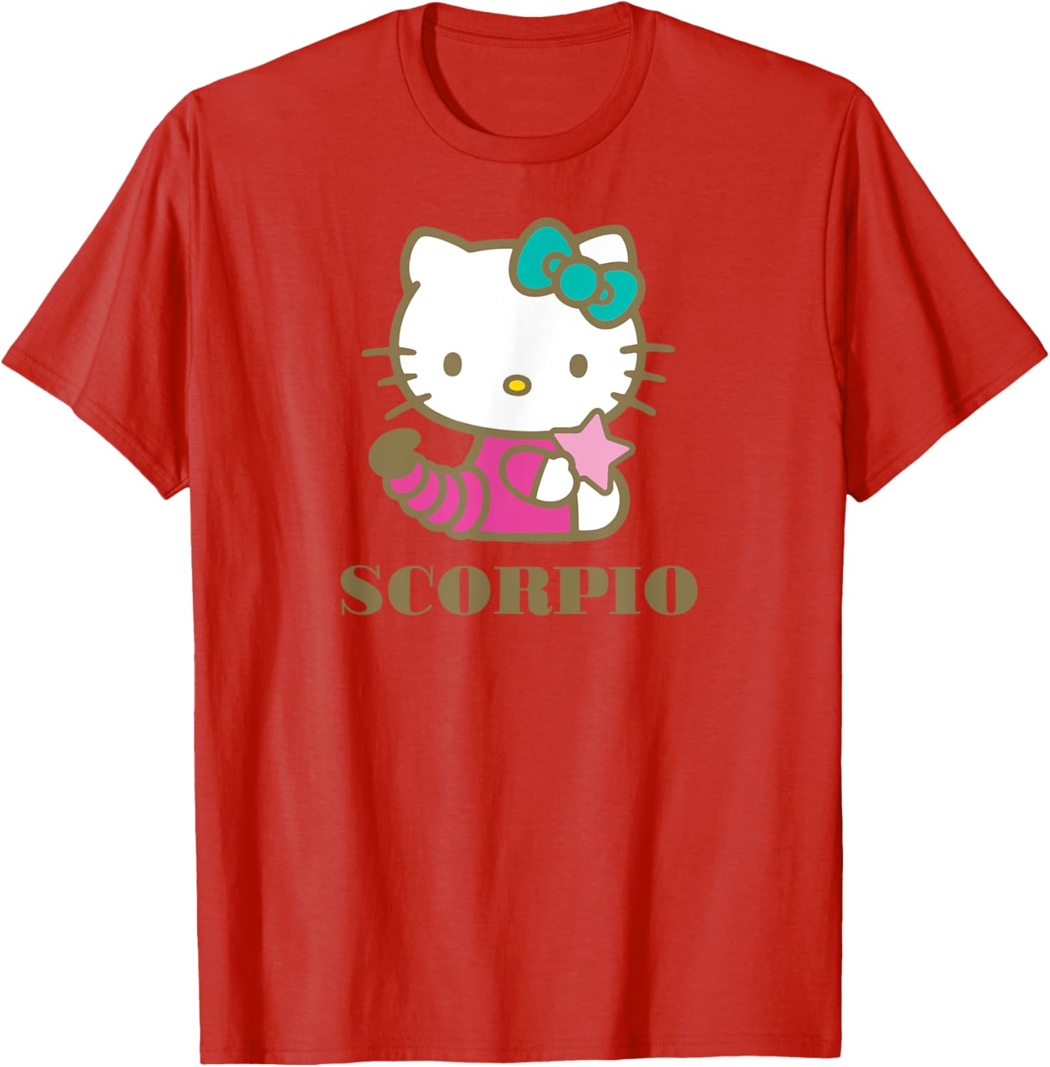 Hello Kitty Scorpio Zodiac T-Shirt for Trendy Fans of Cute Fashion - 1