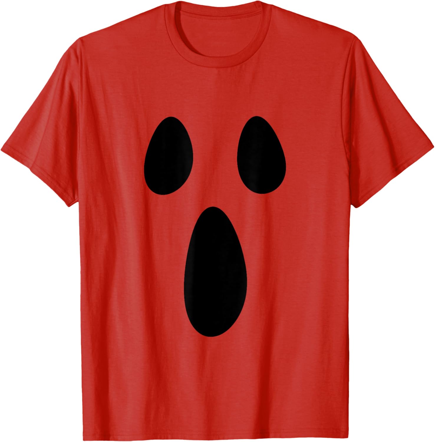 Ghost Silly Face Spooky Halloween Costume T-Shirt for Fun Celebrations - 8