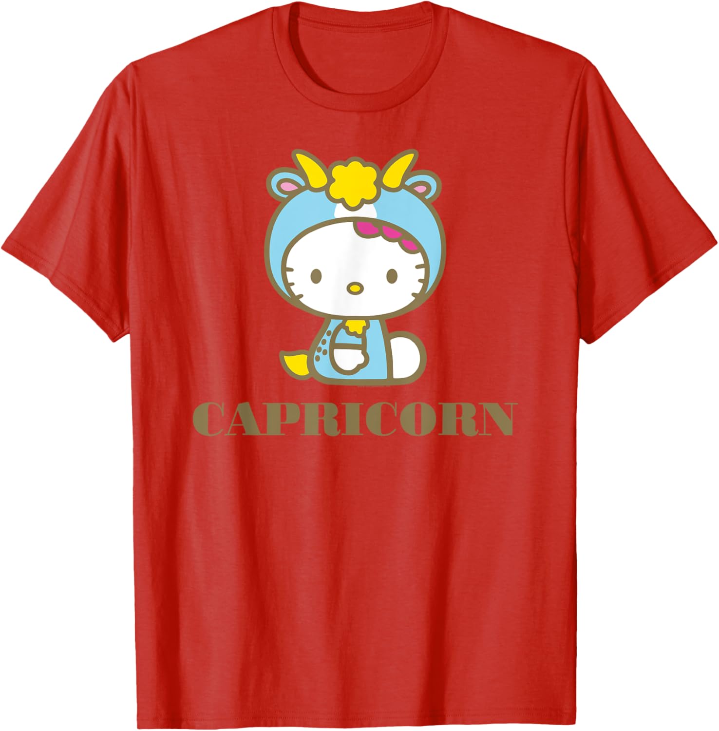 Hello Kitty Capricorn T-Shirt Cute Zodiac Sign Apparel for Fans - 5