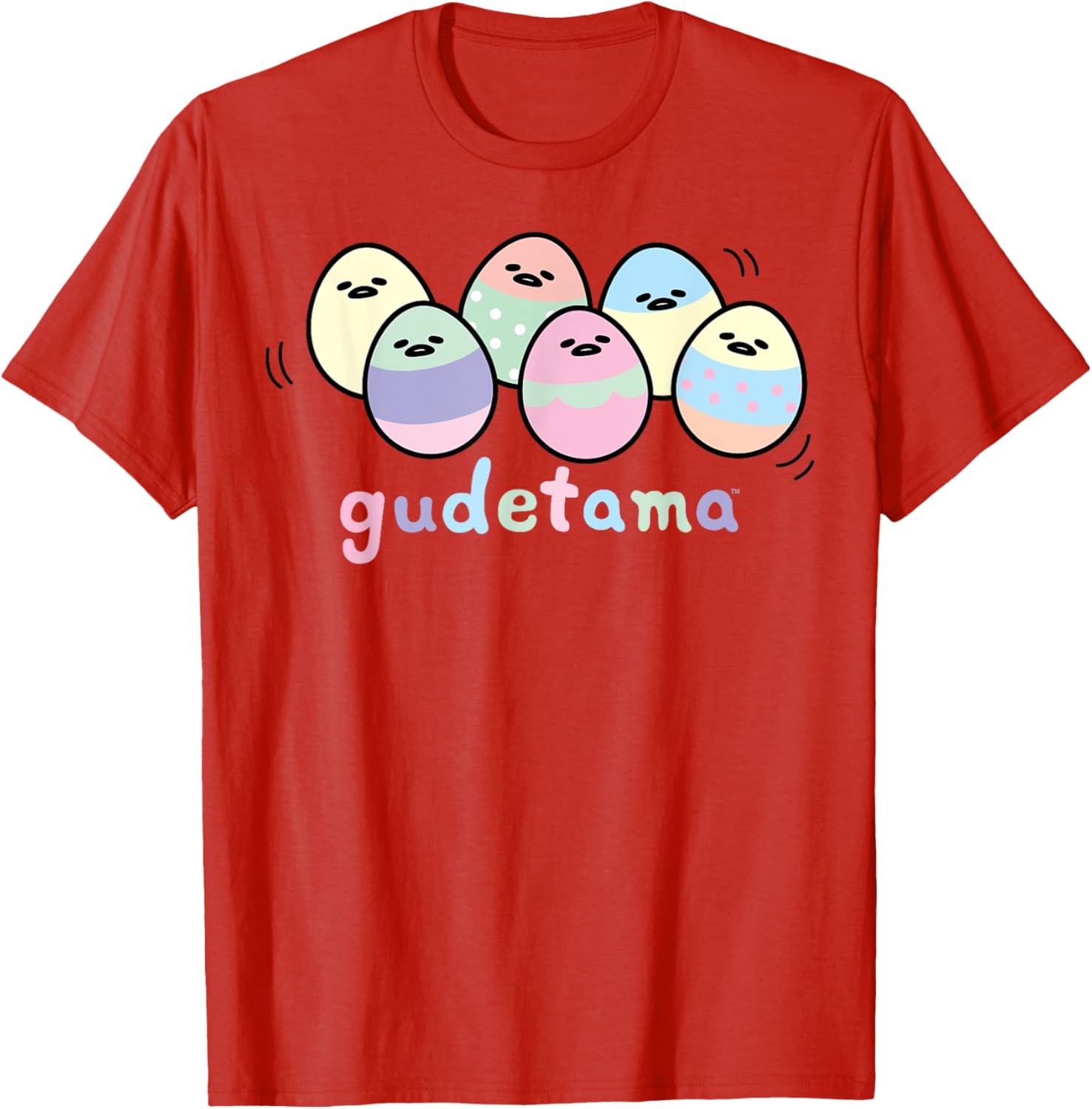 Gudetama Easter Egg T-Shirt Cute Graphic Tee for Eggcellent Fun - 1