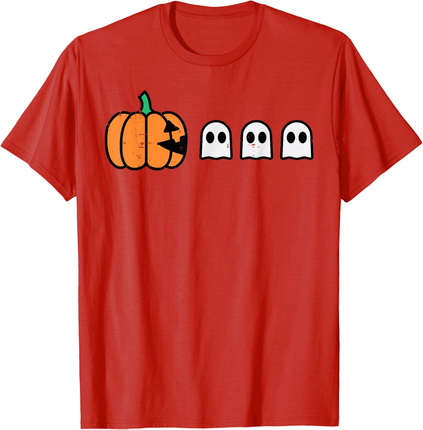 Halloween Gamer Pumpkin Ghost T-Shirt for Men Boys and Kids - 9