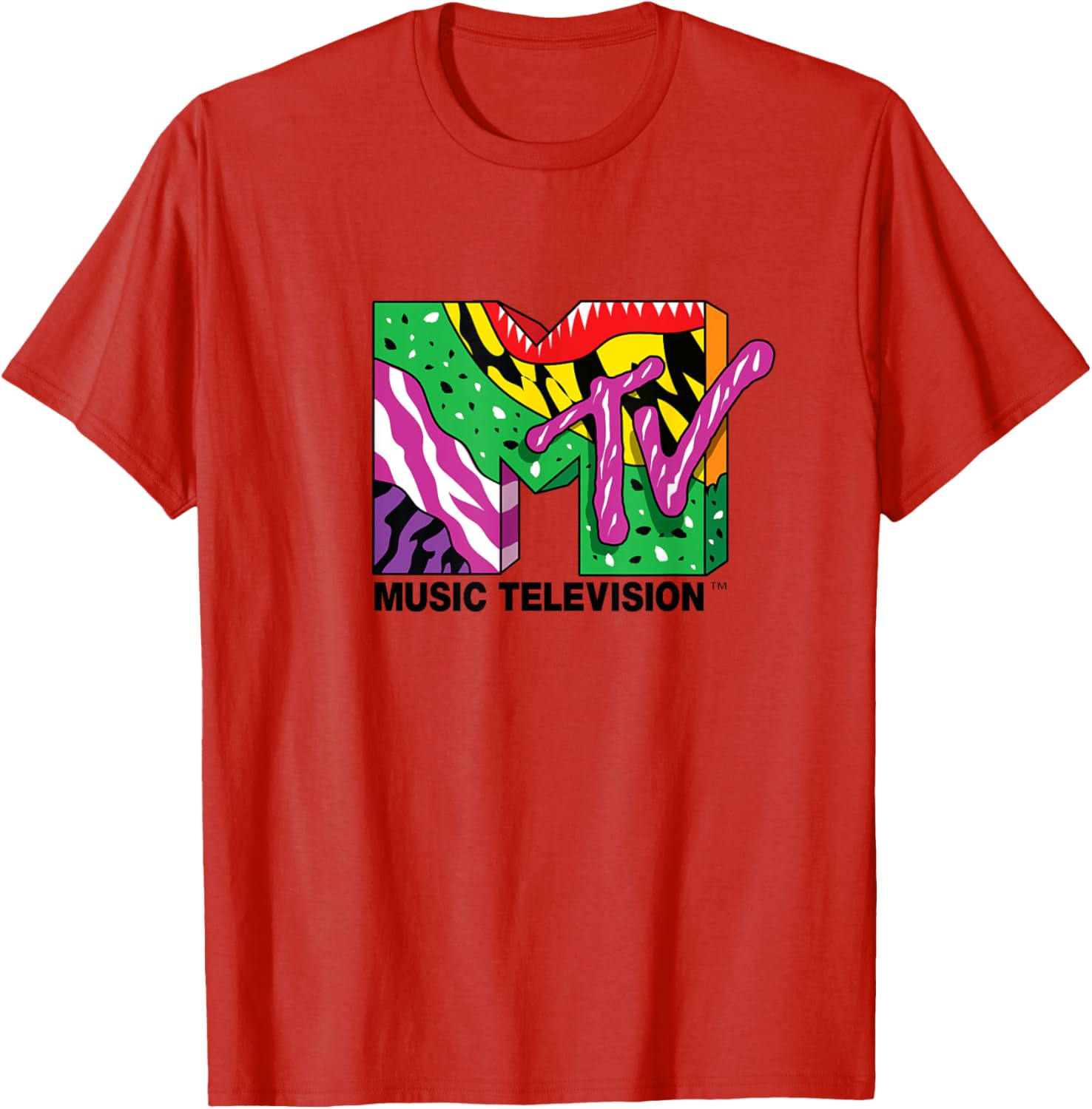 Mademark x MTV Colorful Creative Art T-Shirt Official Logo Design - 9