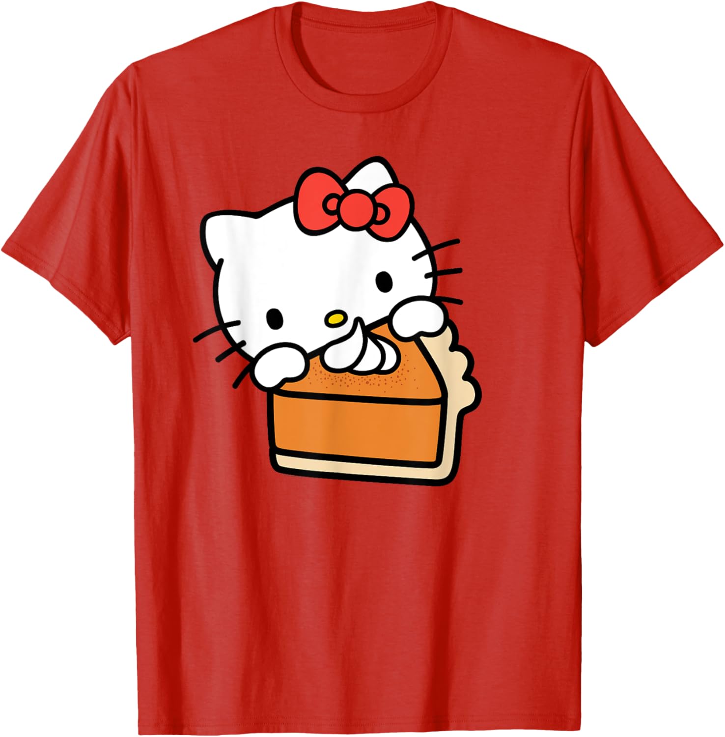 Hello Kitty Pumpkin Pie T-Shirt Cute Fall Fashion for Kids and Adults - 1