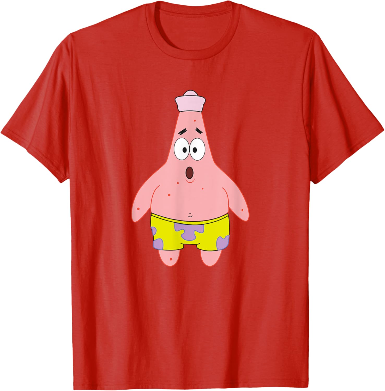 Mademark Patrick Star Surprised T-Shirt from SpongeBob SquarePants - 13