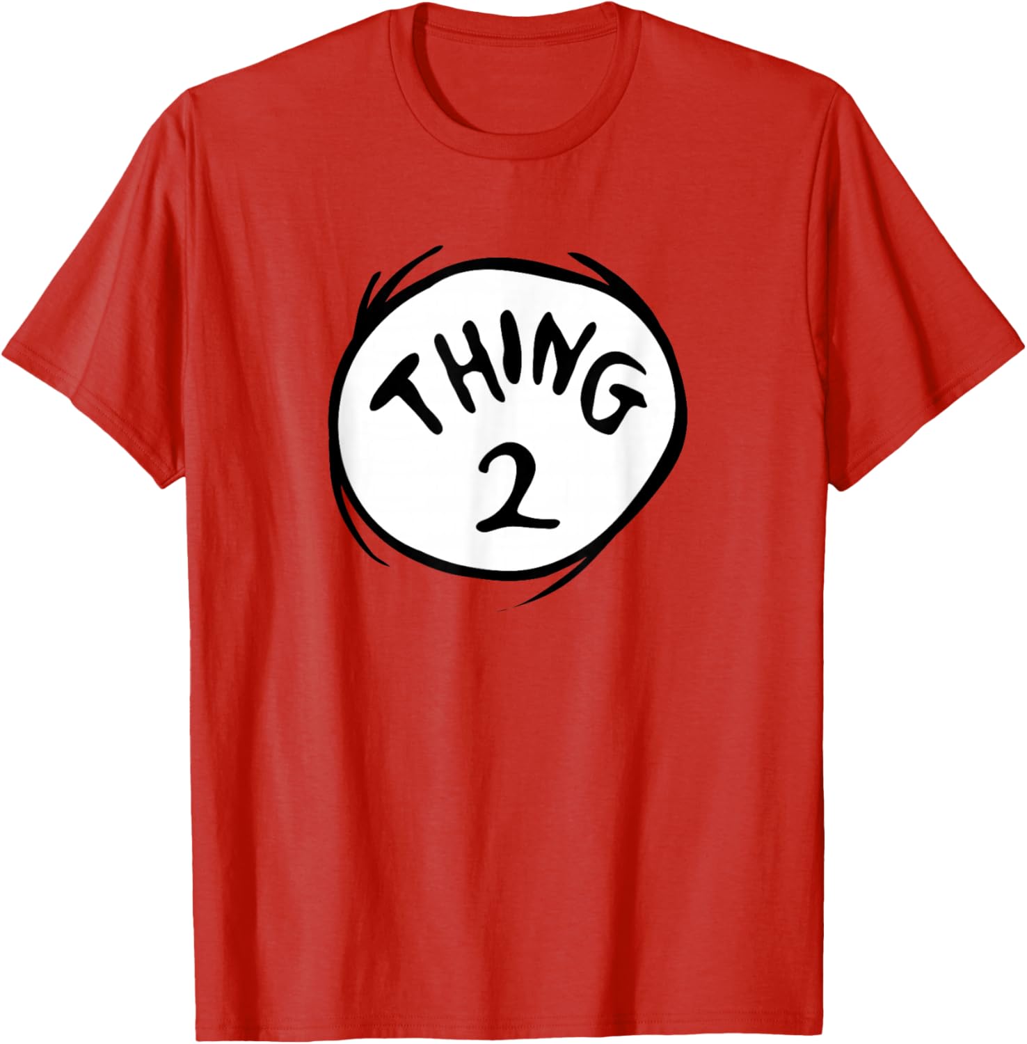 Dr. Seuss Thing 2 Emblem T-Shirt for Fun and Stylish Outfits - 1