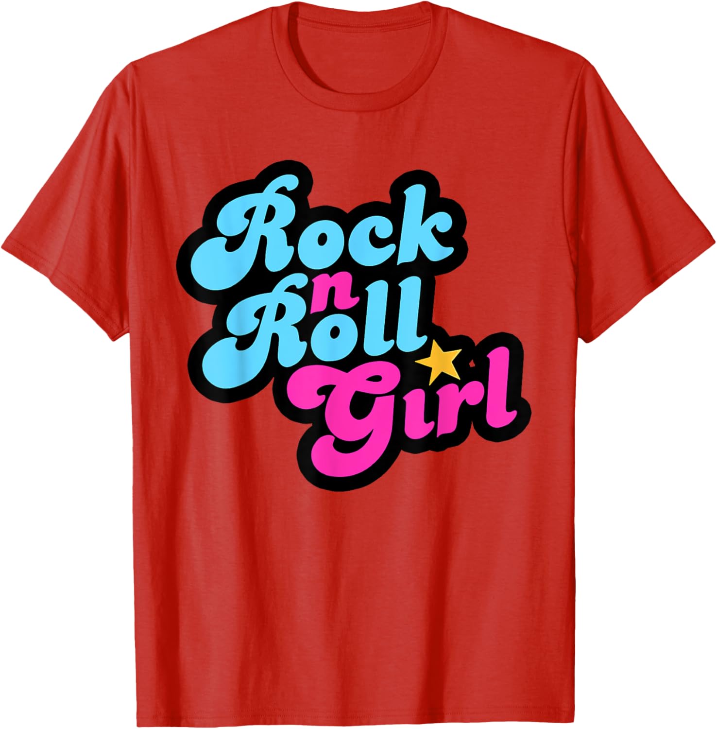 Rock N Roll Girl Halloween Costume T-Shirt for Women - Fun and Stylish Apparel - 1