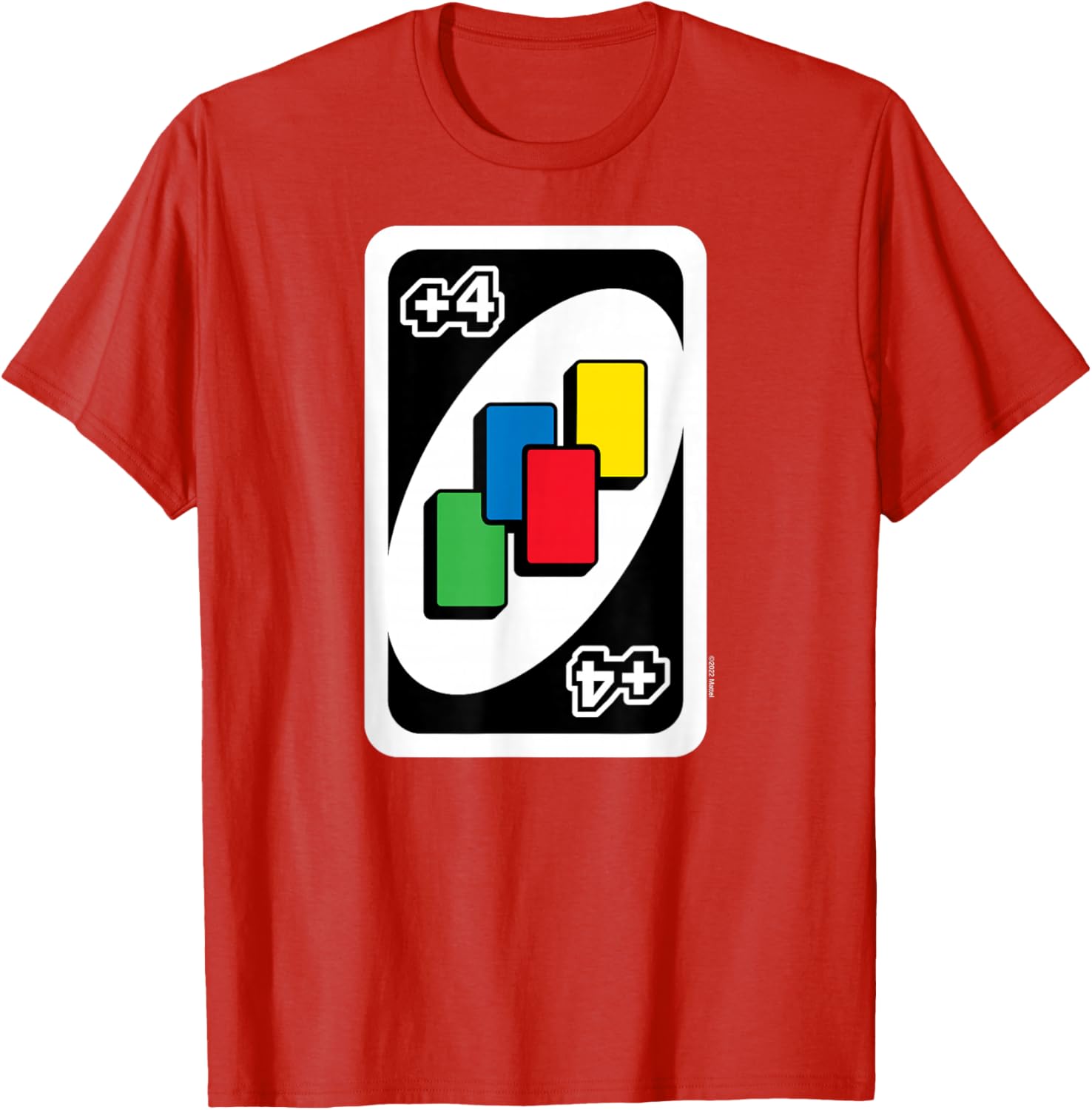 UNO Draw Four Card T-Shirt Fun Casual Wear for Game Lovers - 8