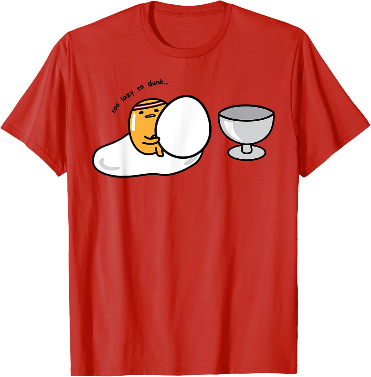 Gudetama Lazy Dunk Basketball T-Shirt for Fun and Unique Style - 18