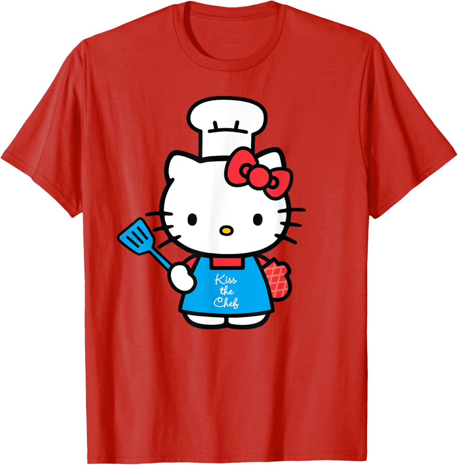 Hello Kitty Kiss the Chef T-Shirt Cute and Fun Cooking Apparel - 4