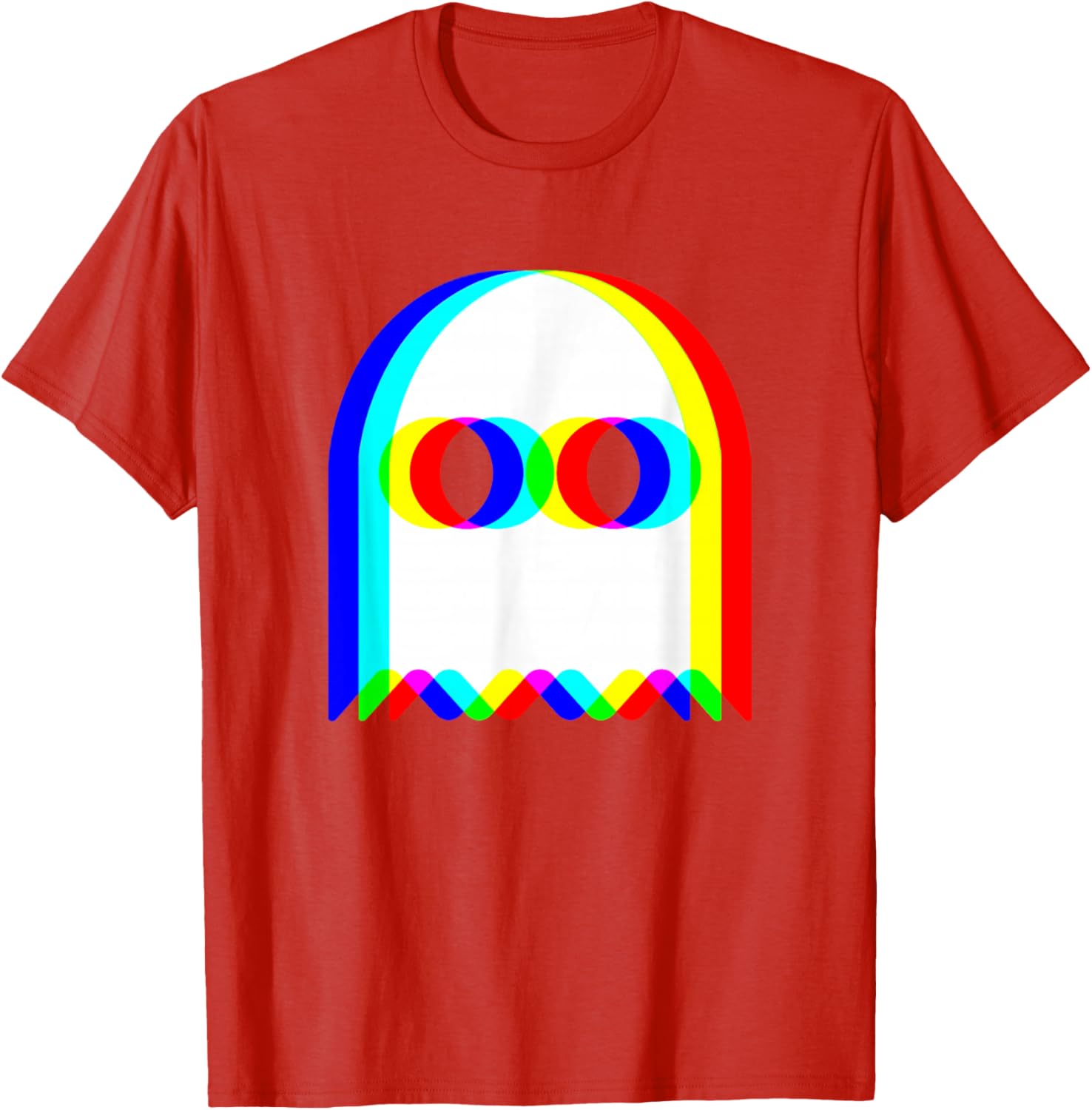 Funny Trippy Ghost Halloween T-Shirt for EDM Rave Party Fun - 24