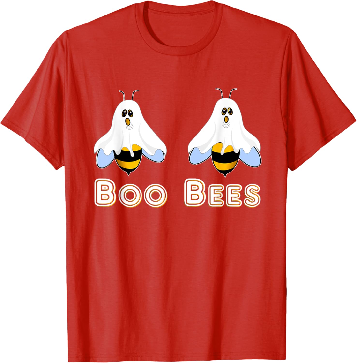 Funny Halloween Shirt for Women Boo Bees T-Shirt Gift for Spooky Season - 1