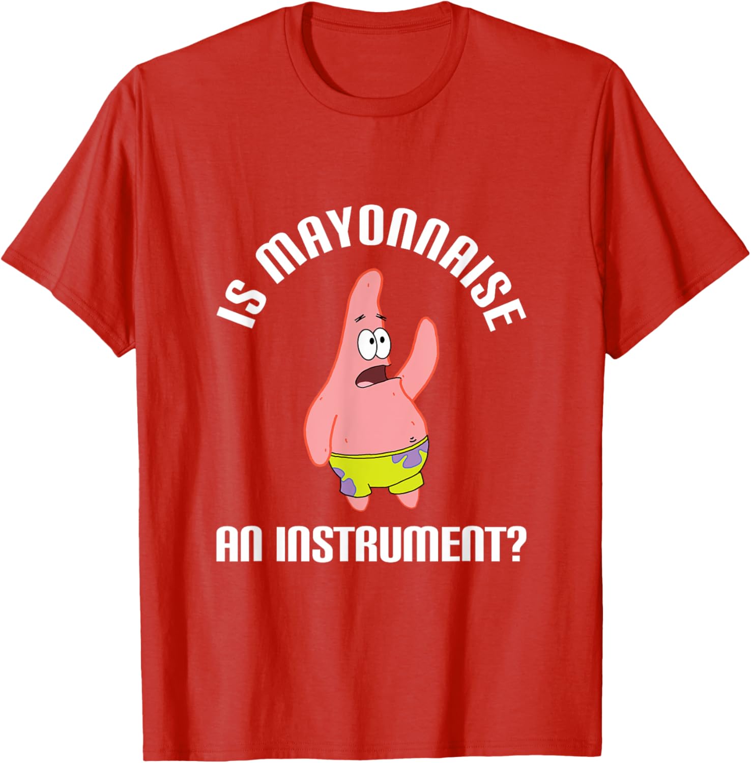 Mademark SpongeBob SquarePants Mayonnaise Instrument T-Shirt for Fans - 4