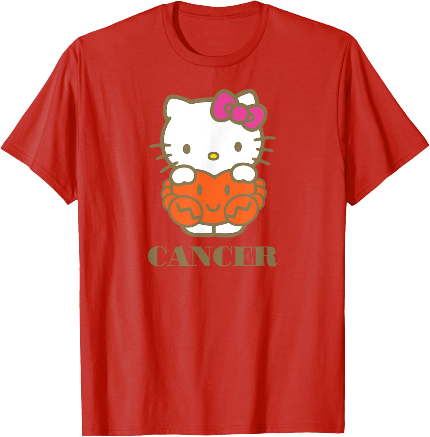 Cute Hello Kitty Zodiac Cancer T-Shirt for Stylish Fans and Collectors - 5